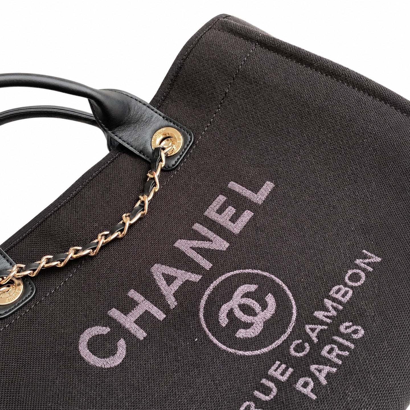 Chanel Large Black White Bag