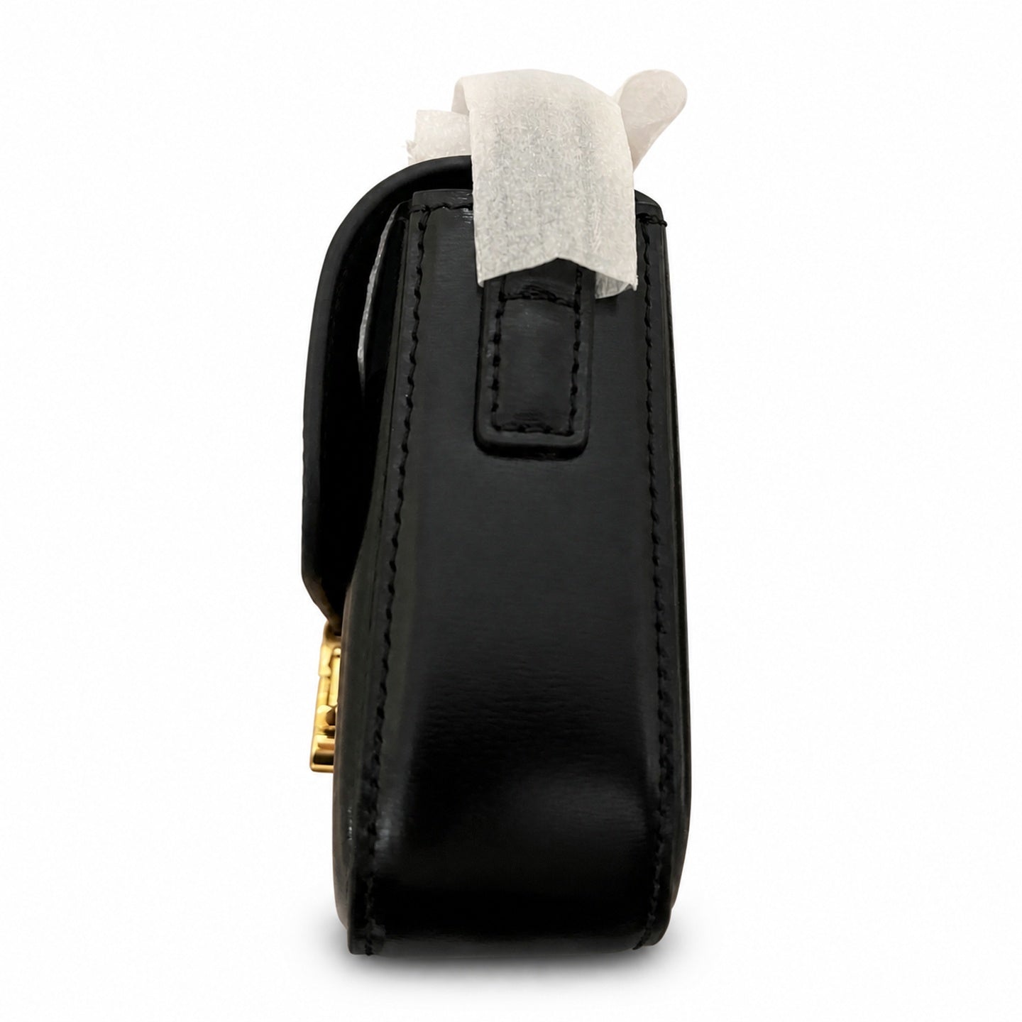 Celine Triomphe Leather Black White Pink Shoulder Bag
