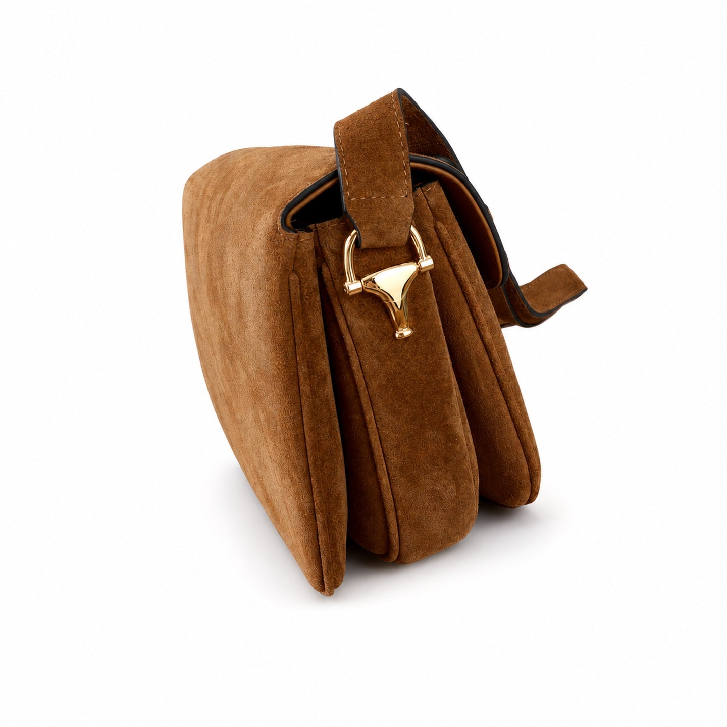 Gucci Horsebit 1955 Leather Gold Shoulder Bag