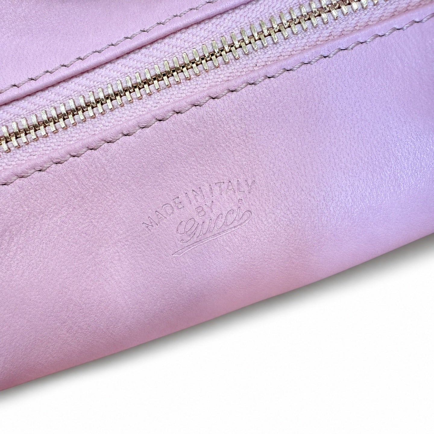 Gucci Leather Pink Gold Handbag