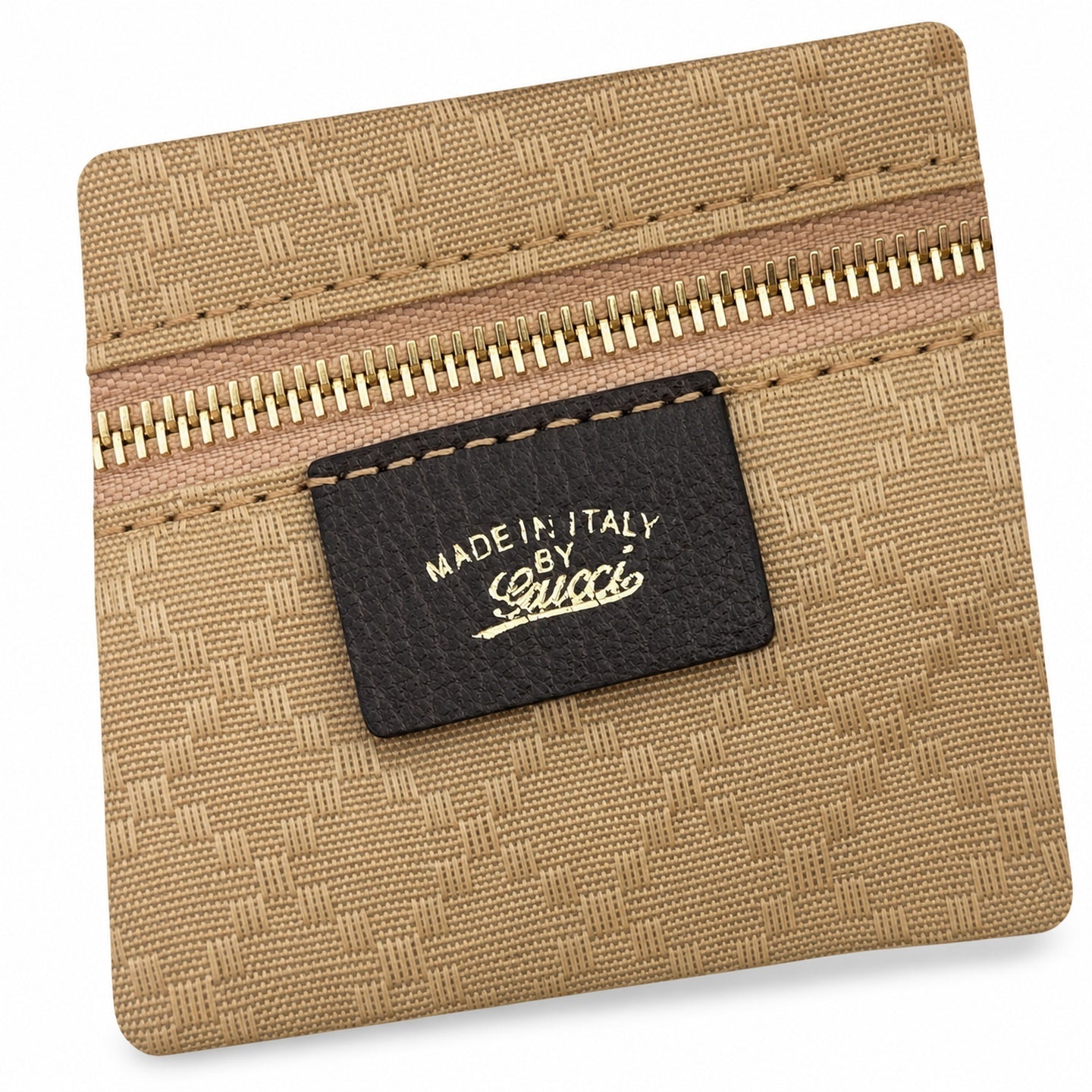 Gucci Supreme Small Canvas Leather Brown Gold Handbag