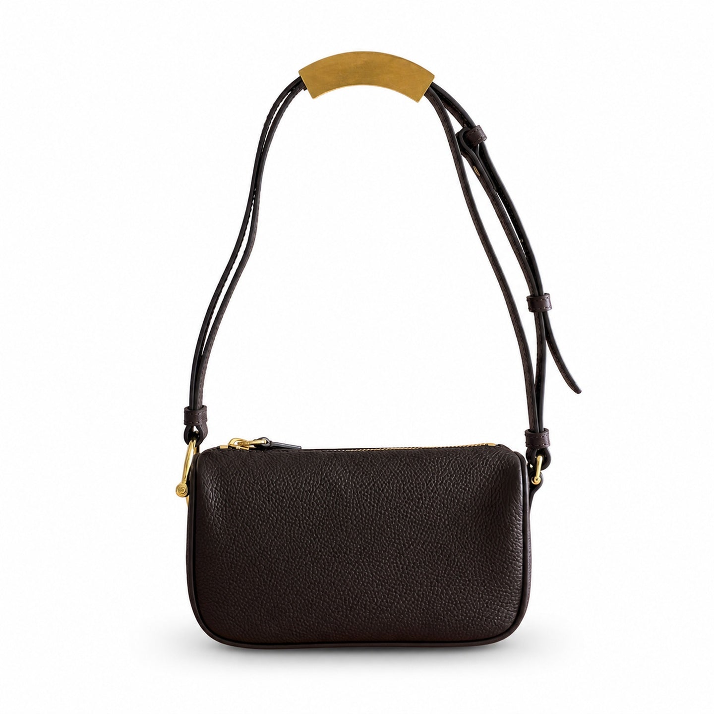 Gucci Horsebit Mini Cotton Leather Brown Green Gold Bag