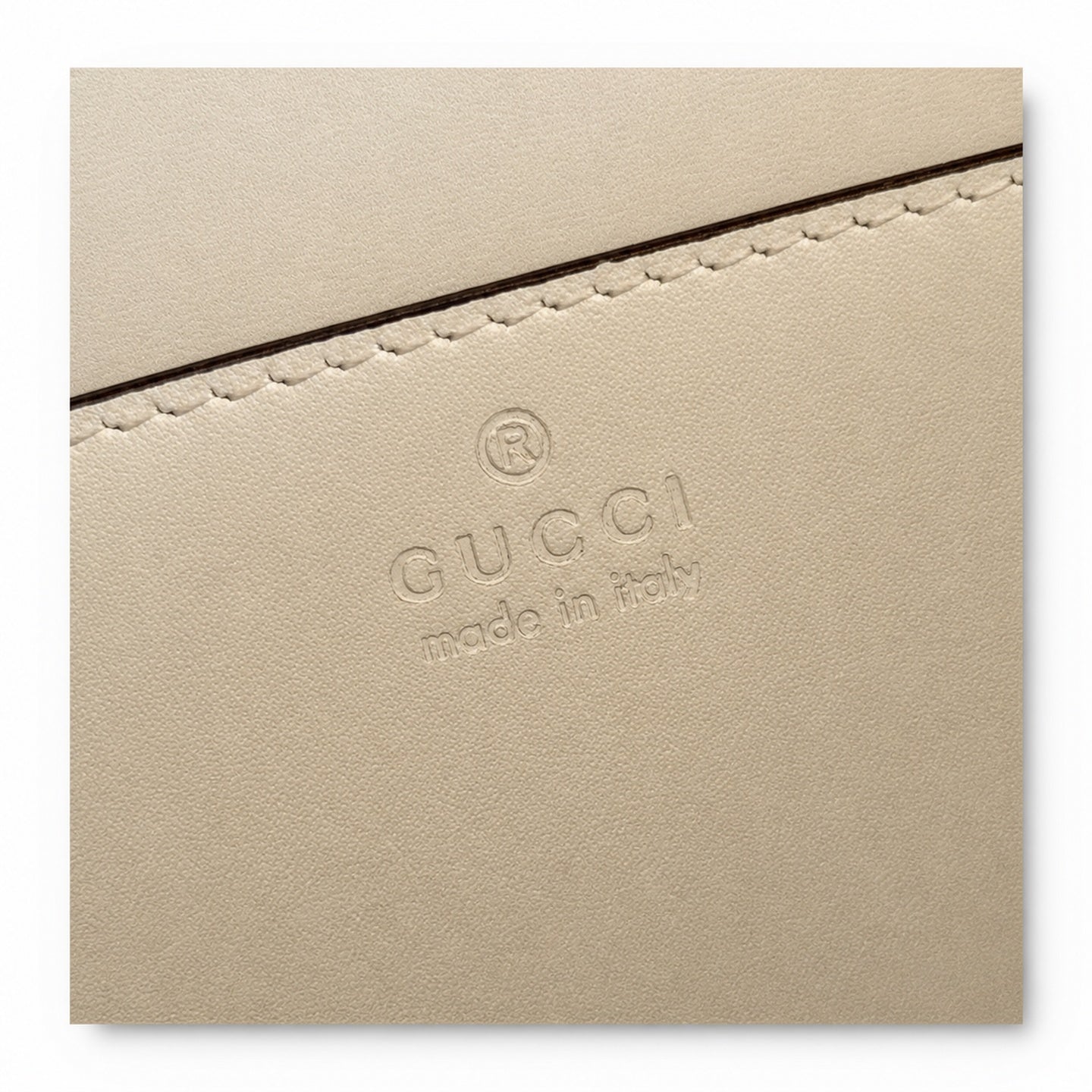 Gucci Horsebit Leather Black White Gold Handbag