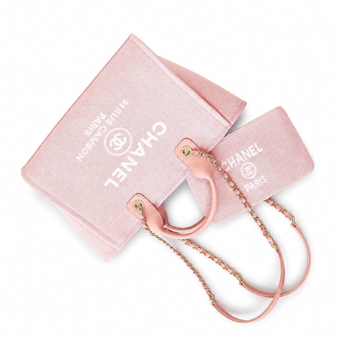 Chanel Black White Pink Bag
