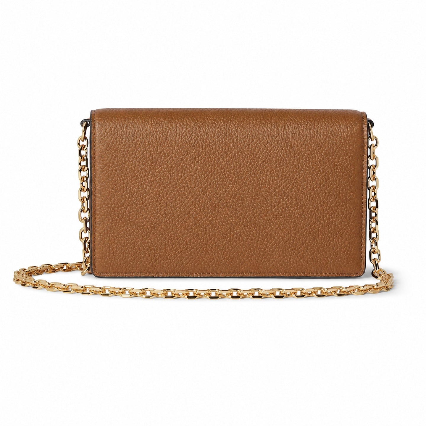 Gucci Horsebit Cotton Leather Brown Gold Wallet