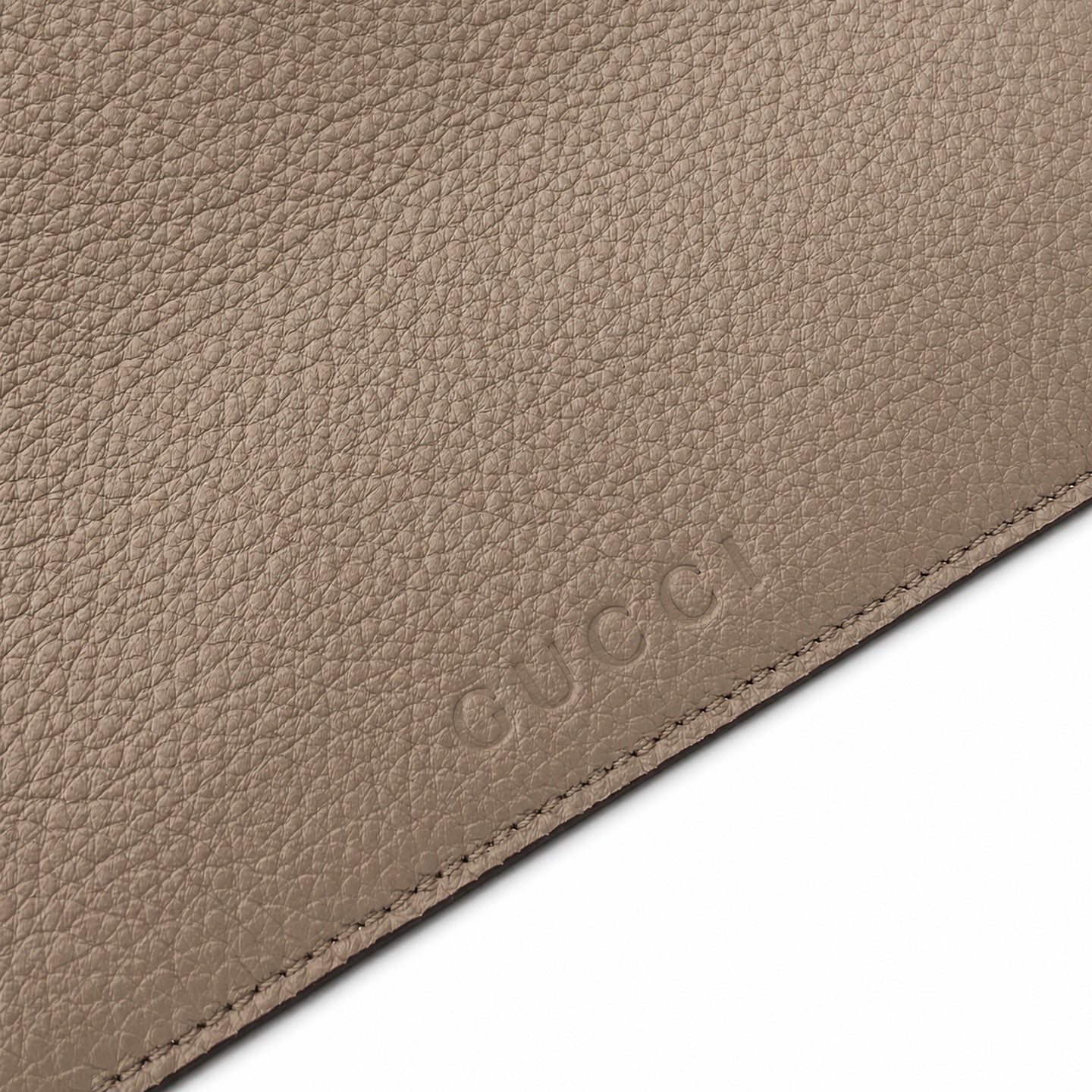 Gucci Leather Gray Brown Pink Gold Shoulder Bag