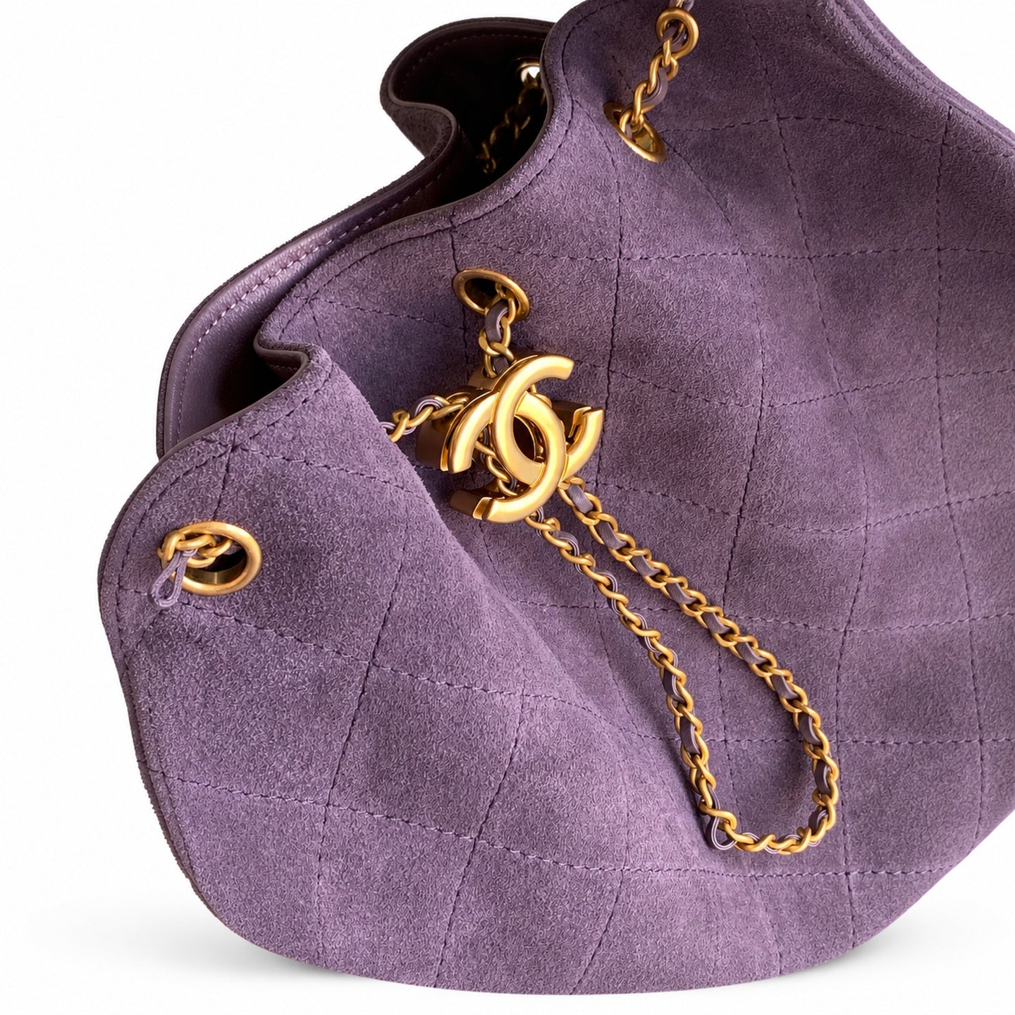 Chanel Large Leather Gold Bag