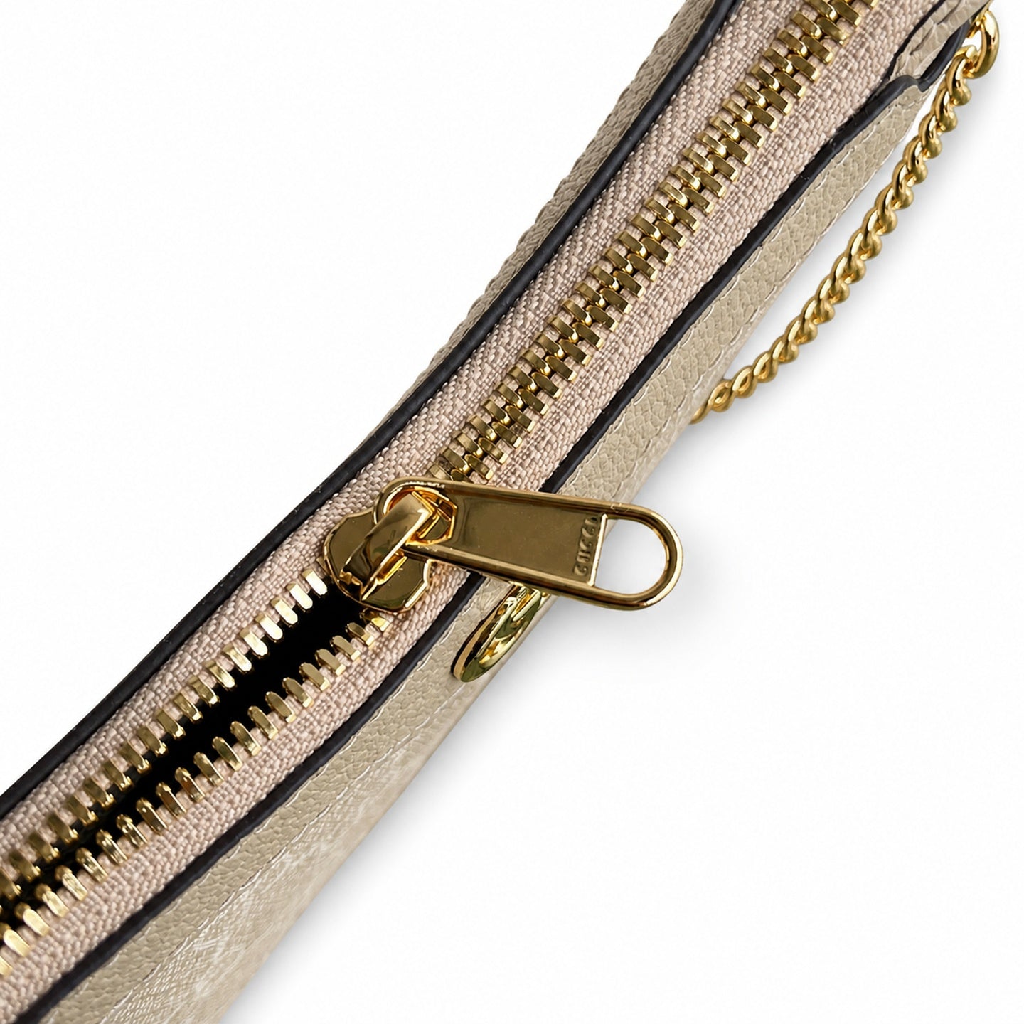 Gucci Ophidia Supreme Mini Cotton Canvas Leather Beige Brown Gold Handbag