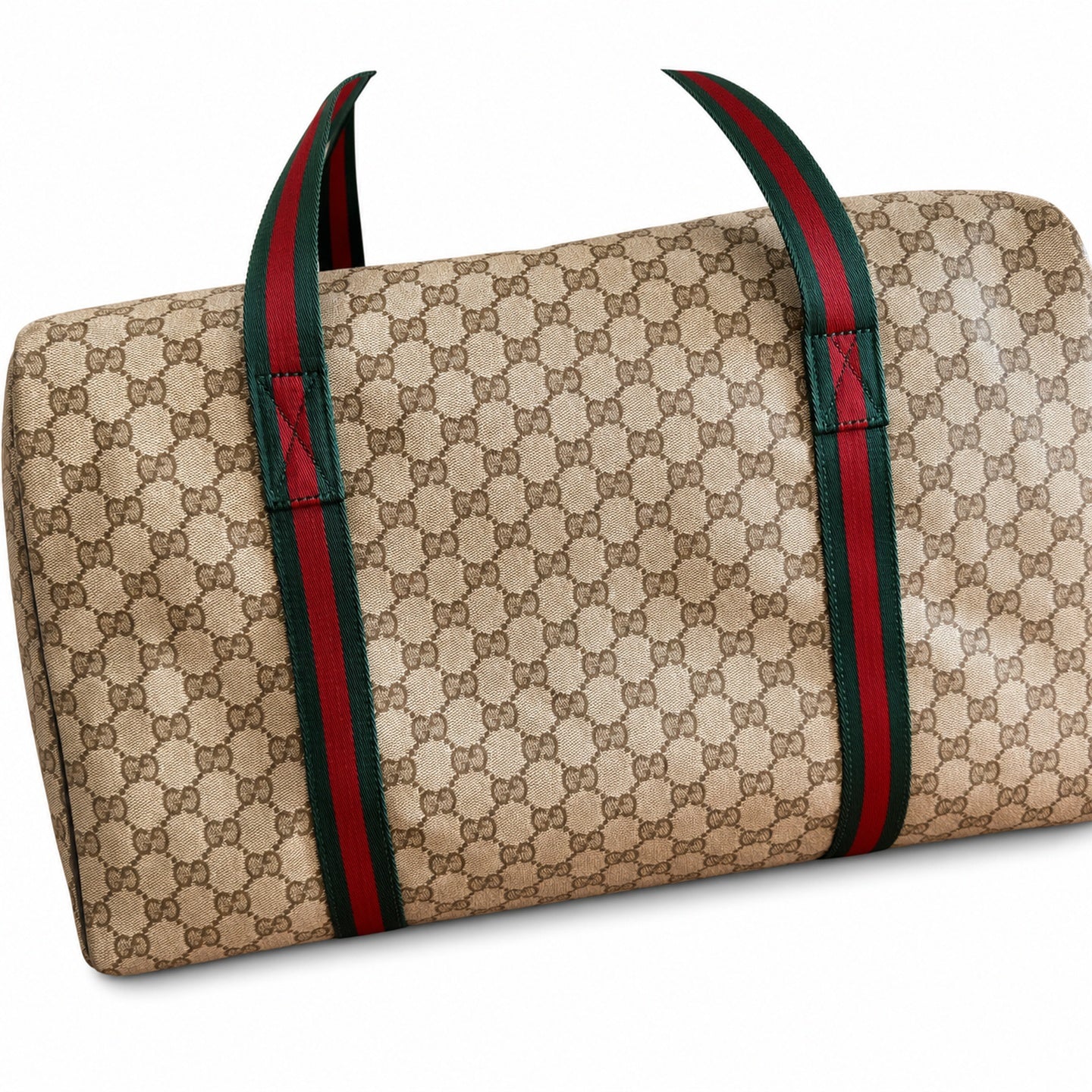 Gucci Small Canvas Leather Clutch