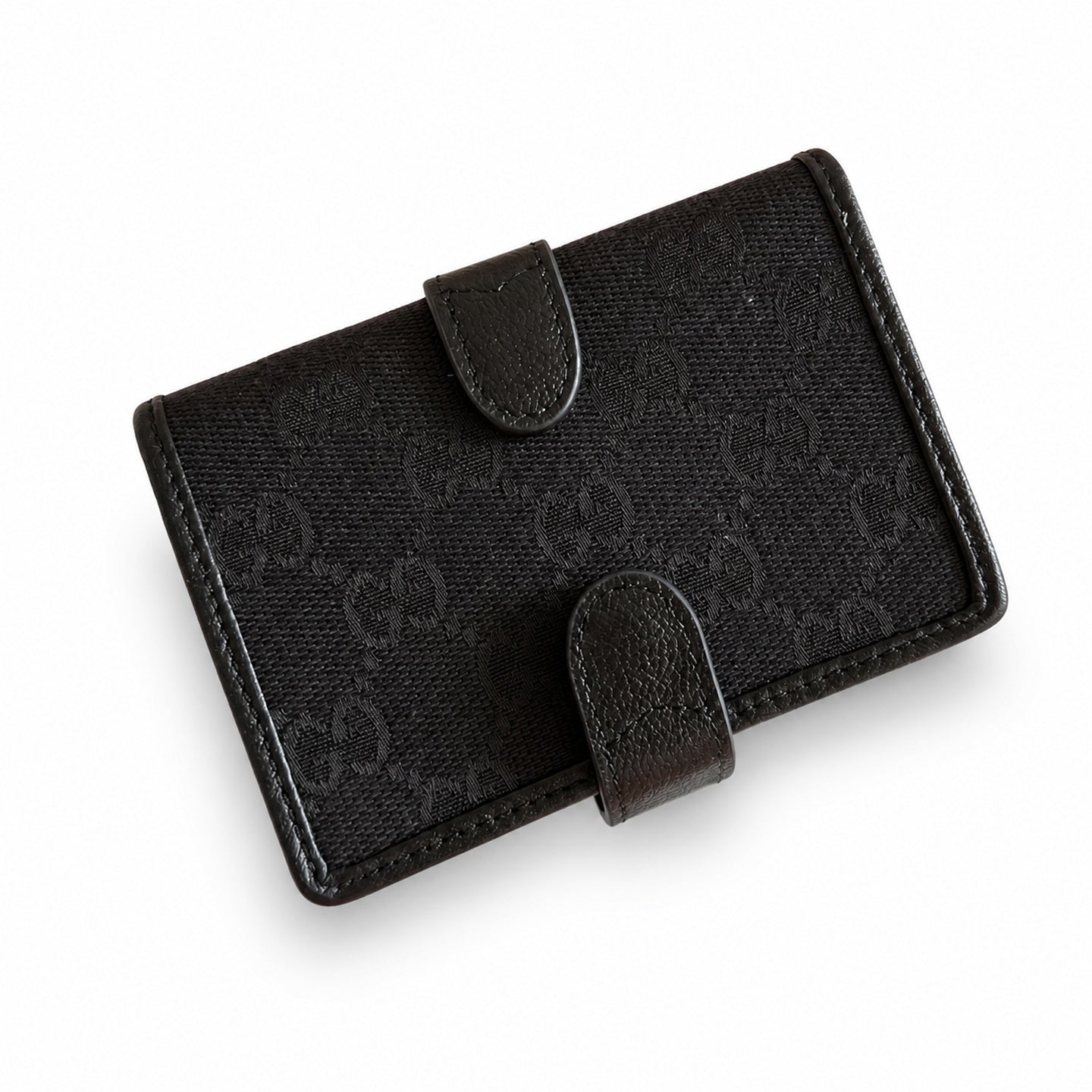 Gucci Jackie 1961 Small Canvas Leather Black Brown Gold Bag
