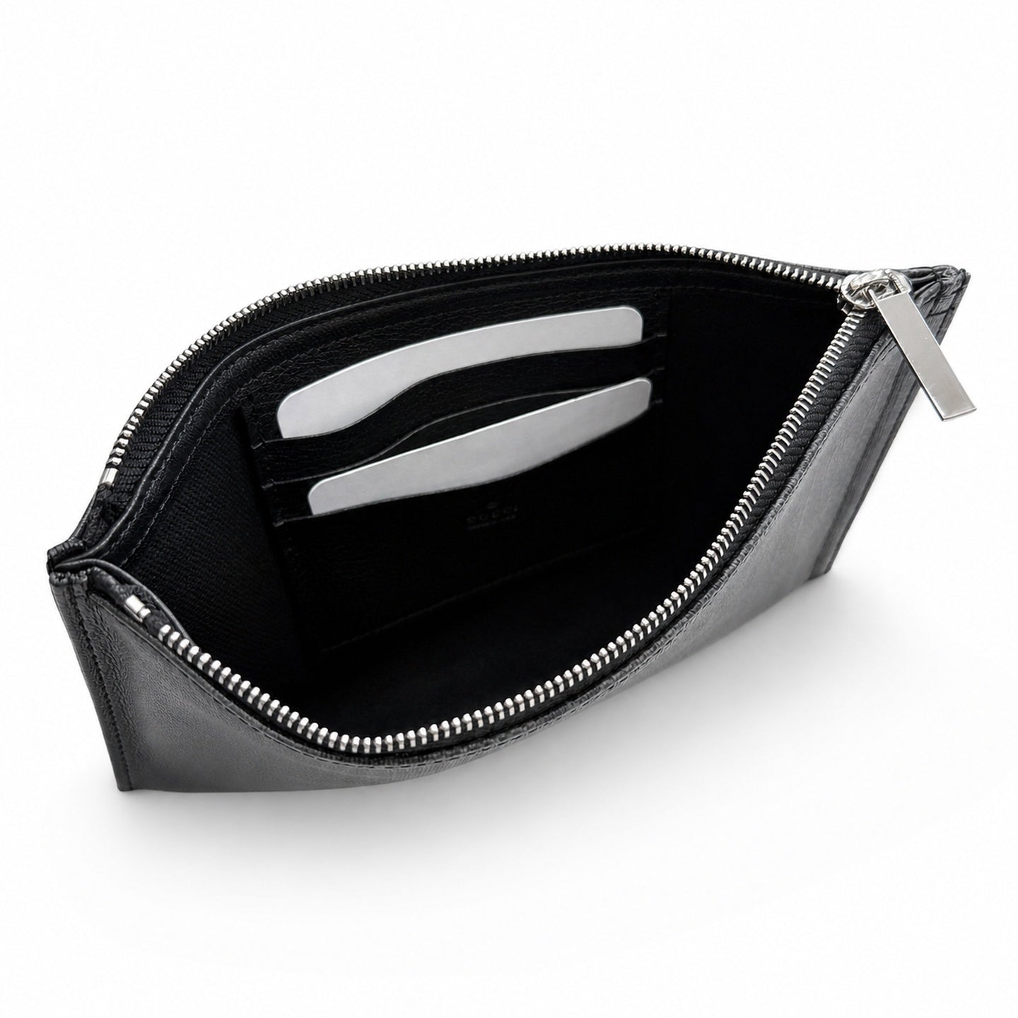 Gucci Canvas Black Silver Bag