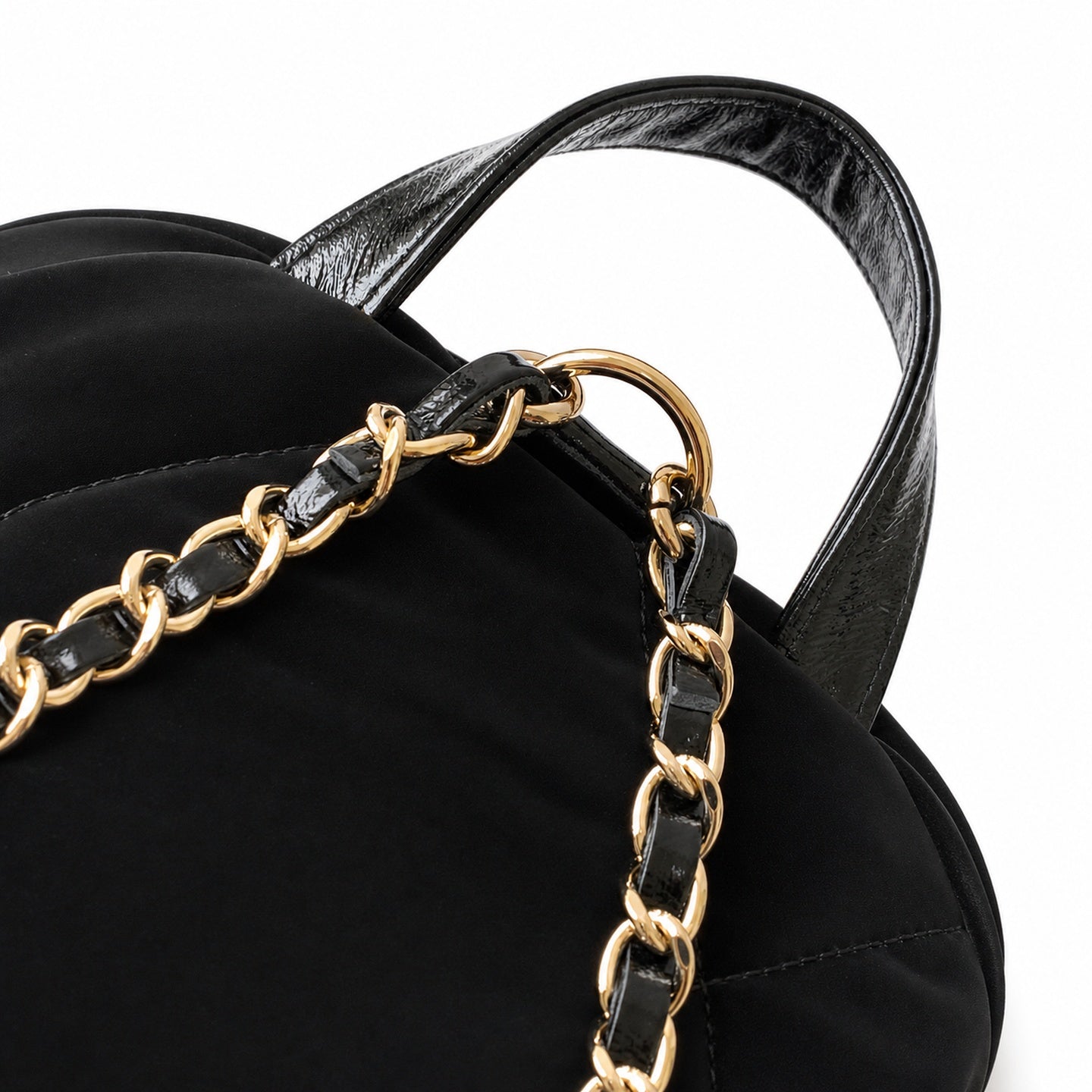 Chanel 25 Velvet Black Backpack