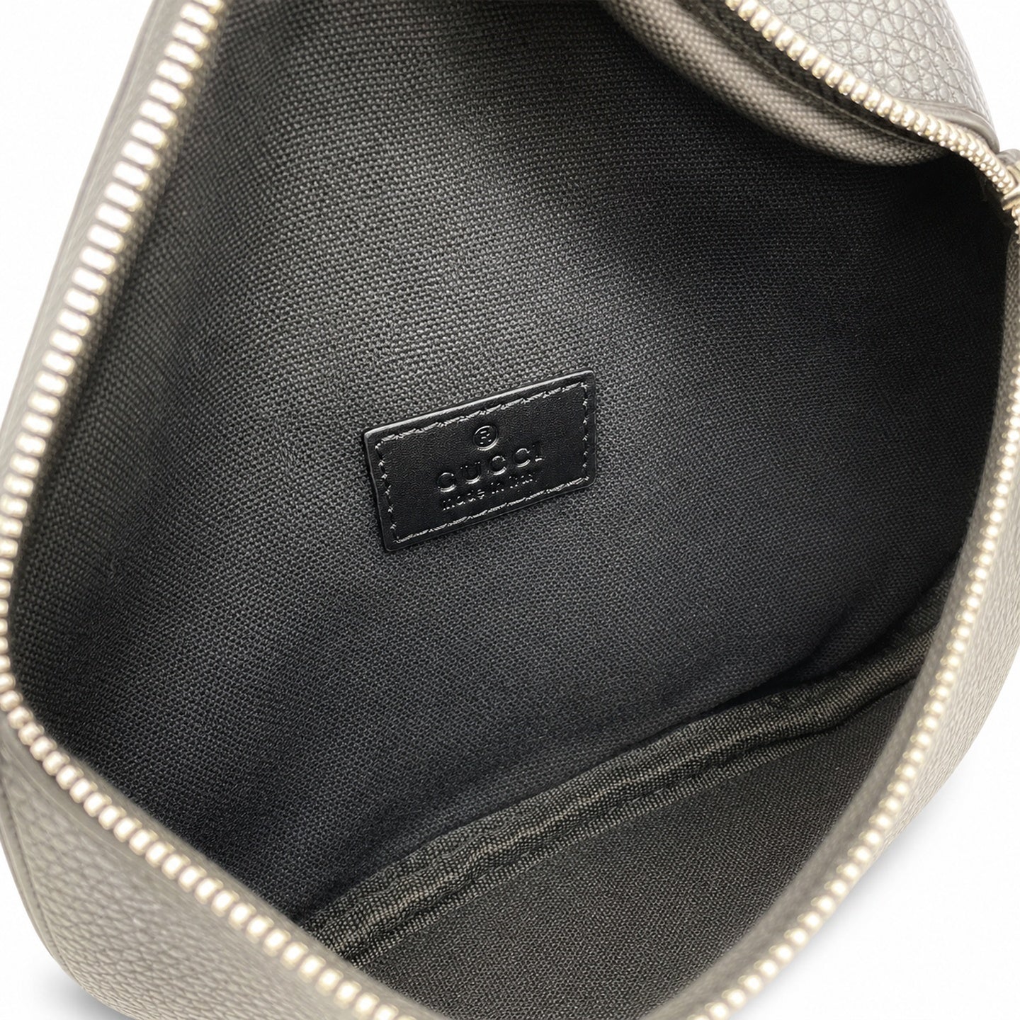 Gucci Small Cotton Leather Black Gray Suitcase