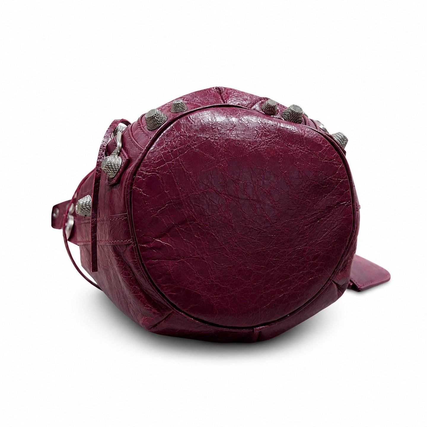 Balenciaga Large Leather Burgundy Bag