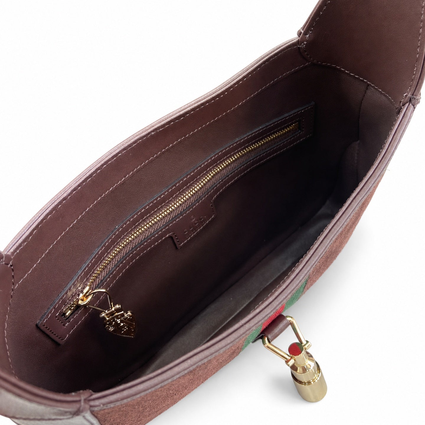 Gucci Jackie 1961 Leather Gold Handbag