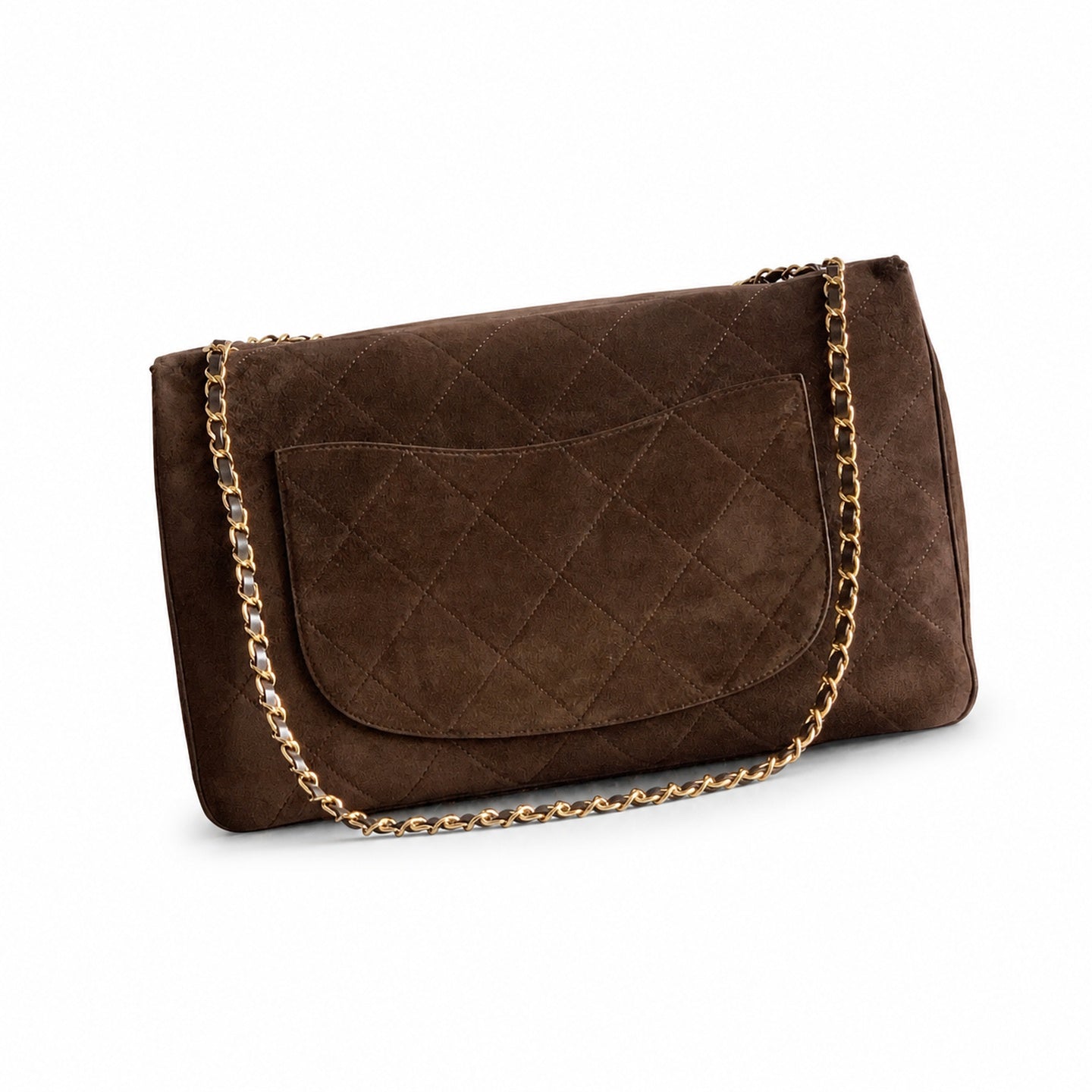 Chanel Large Leather Brown Handbag