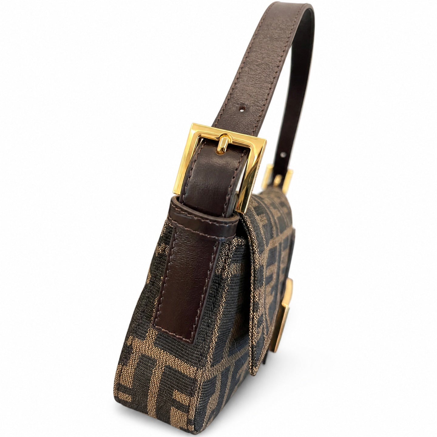 Fendi Baguette Gold Bag