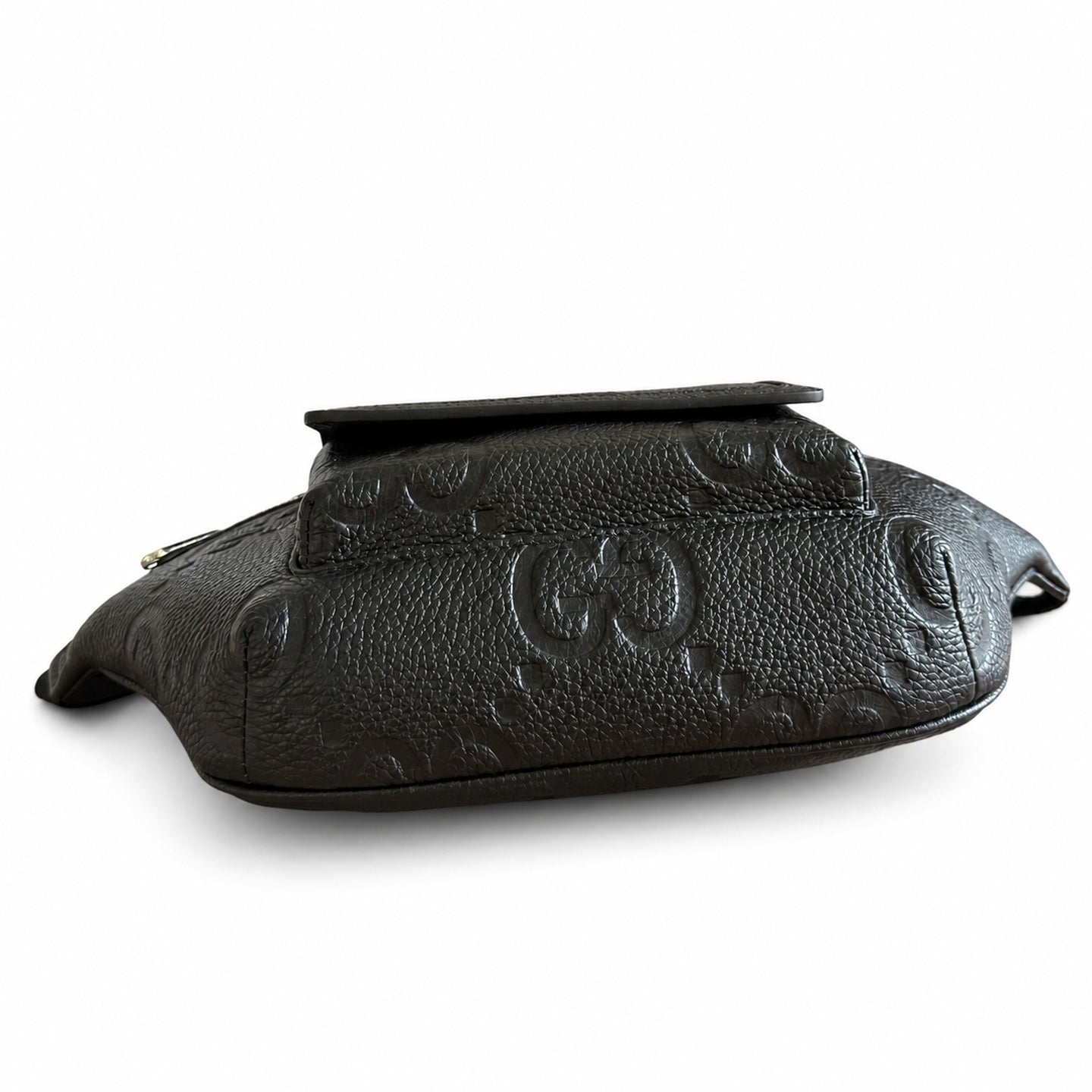 Gucci Cotton Leather Black Orange Waist Bag