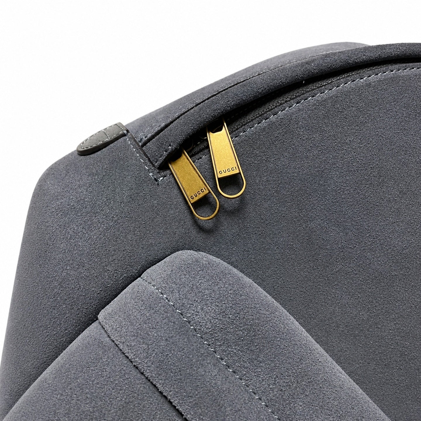 Gucci Ophidia Suede Velvet Gray Backpack