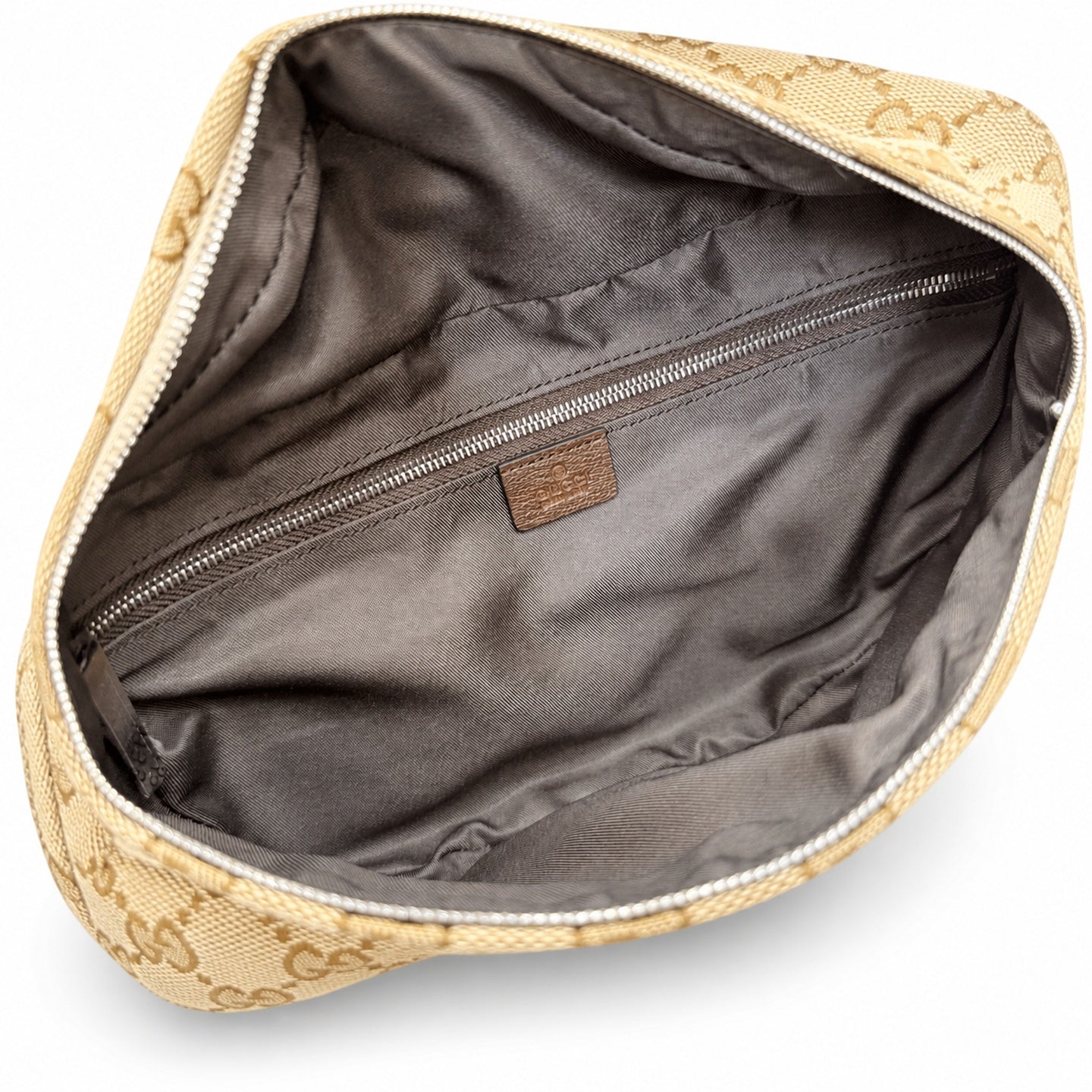 Gucci Canvas Brown Red Green Silver Bag
