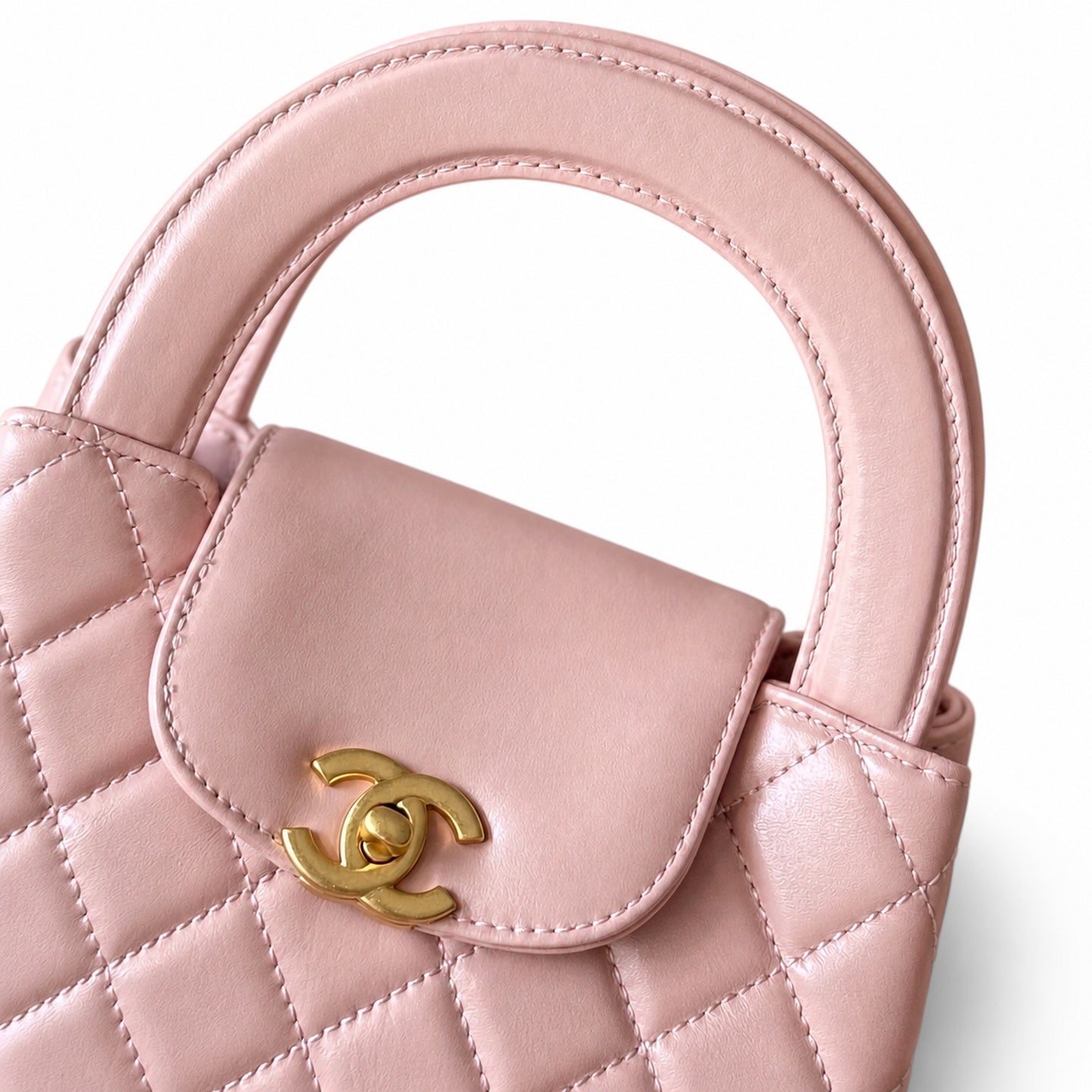 Chanel Kelly Leather Pink Bag