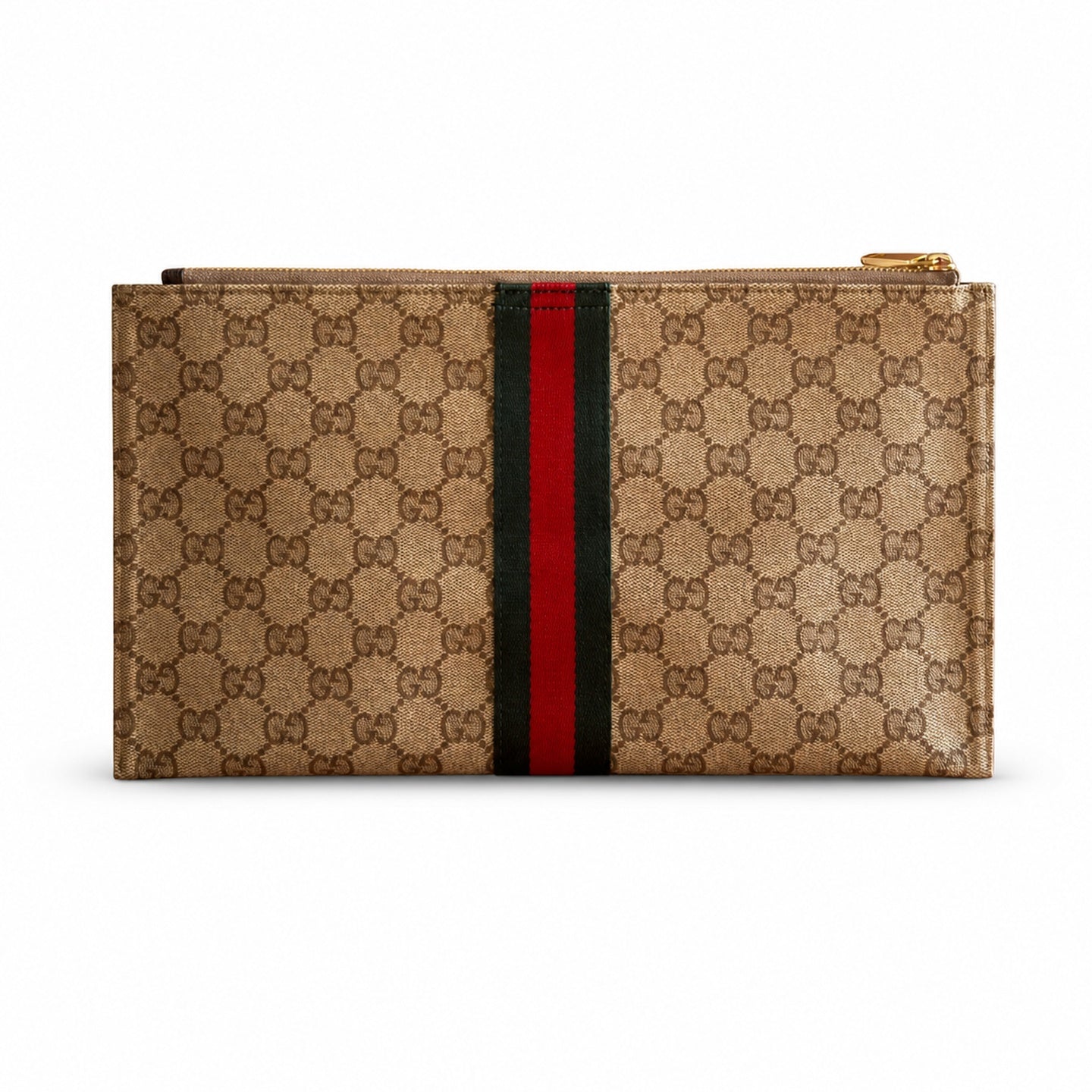 Gucci Canvas Black Brown Silver Bag