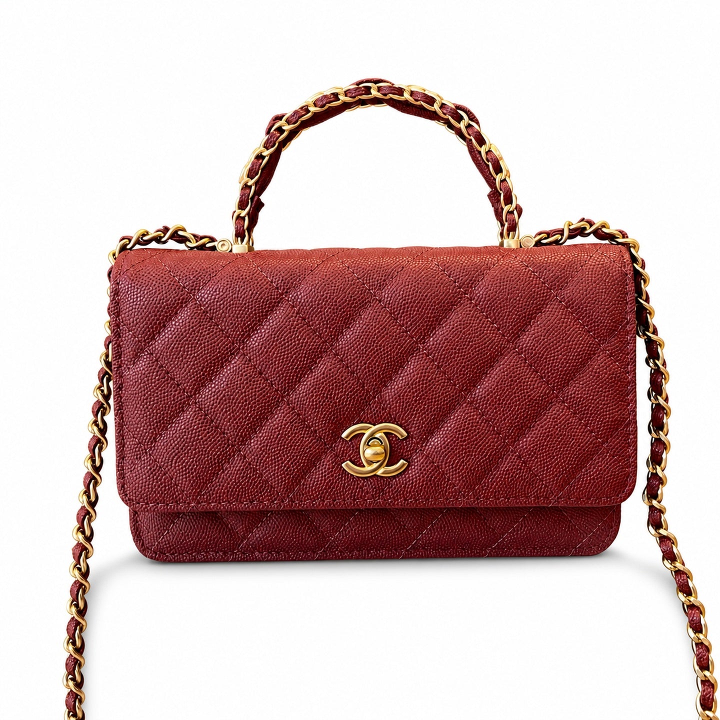 Chanel Leather Wallet on Chain