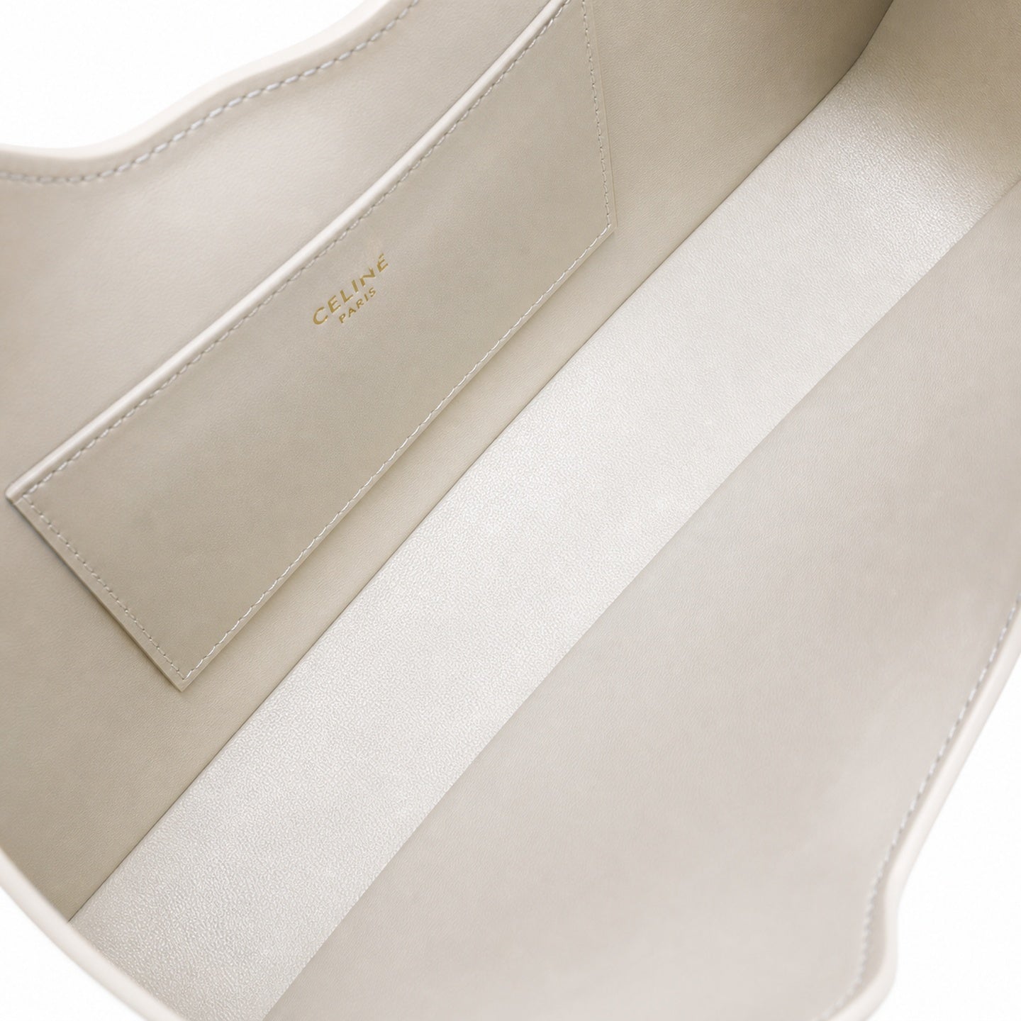 Celine Camille Leather White Handbag