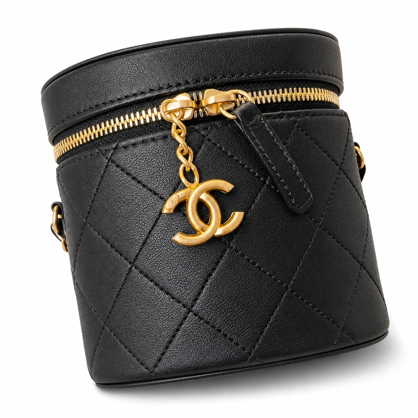 Chanel Small Gold Bucket Bag
