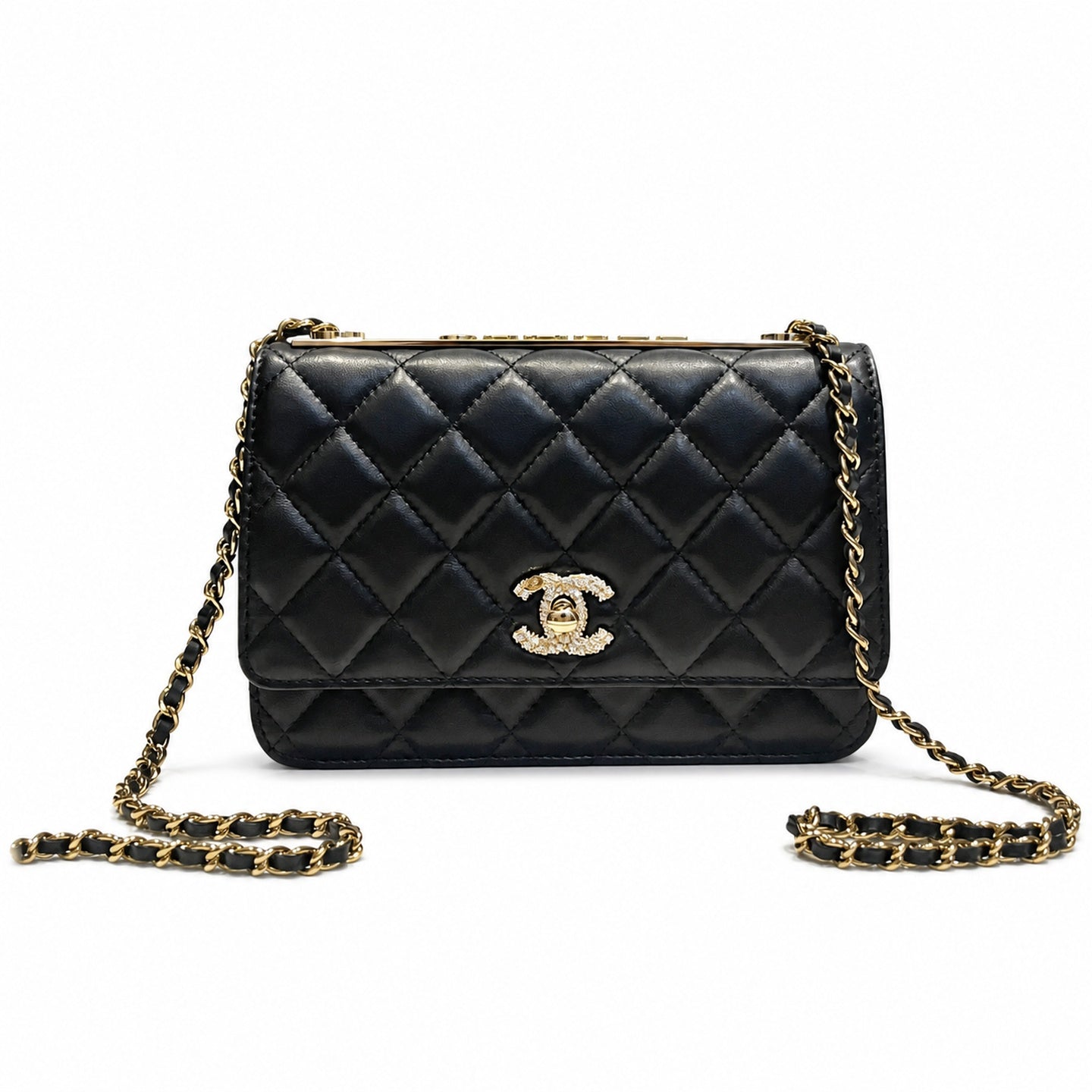 Chanel Trendy CC Leather Wallet on Chain