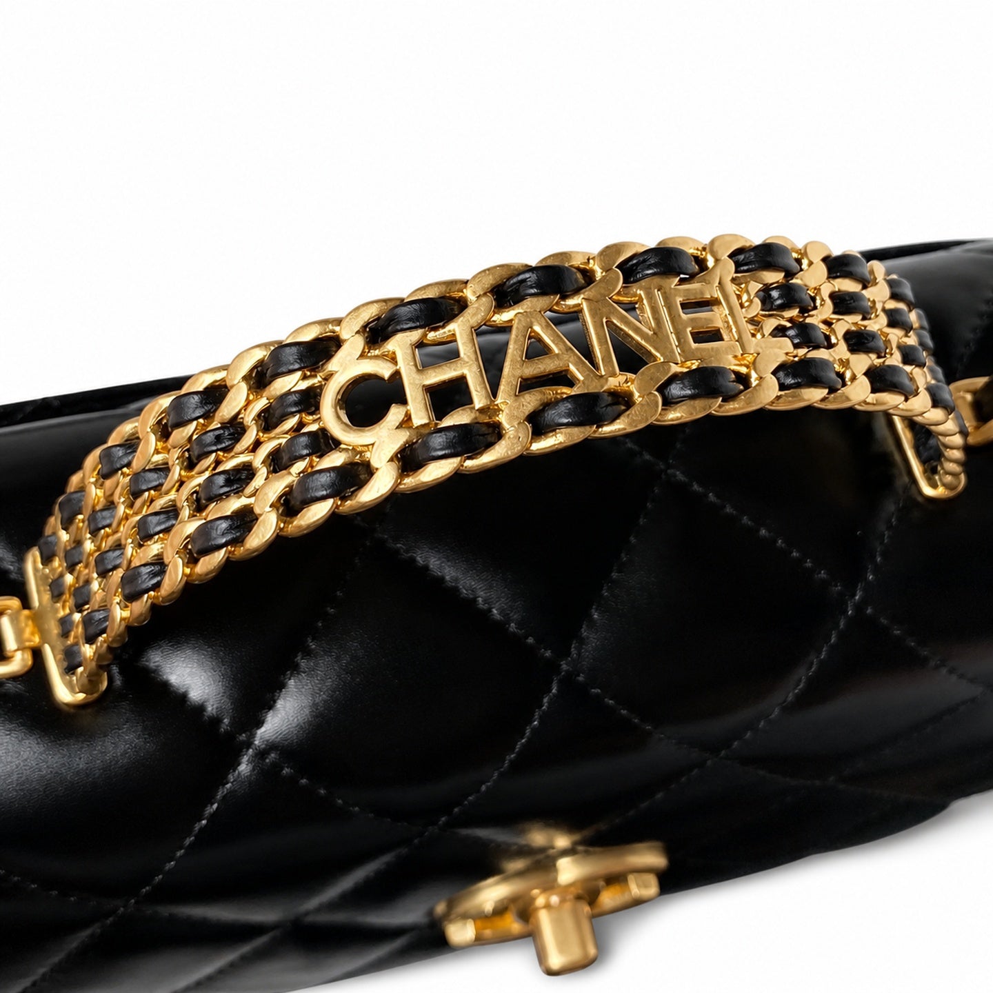 Chanel Black Gold Bag