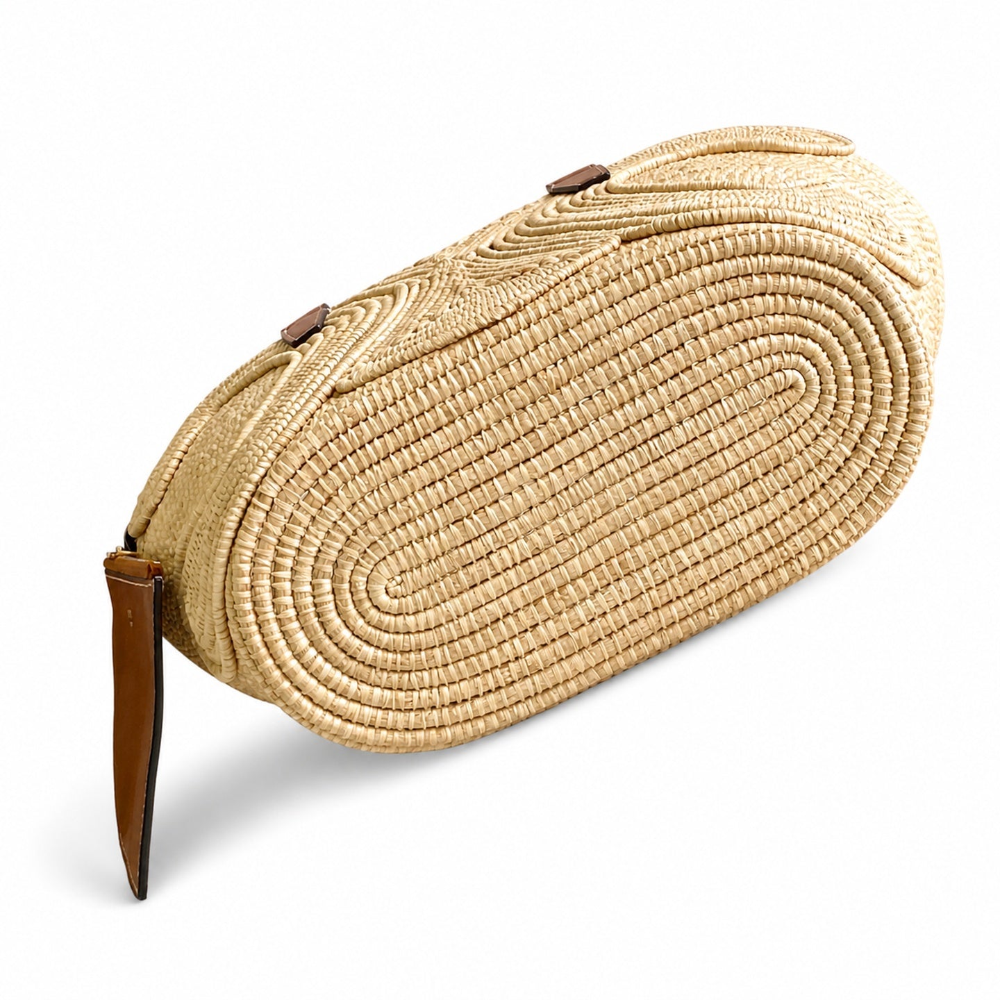 Celine Triomphe Small Leather Beige Gold Bag
