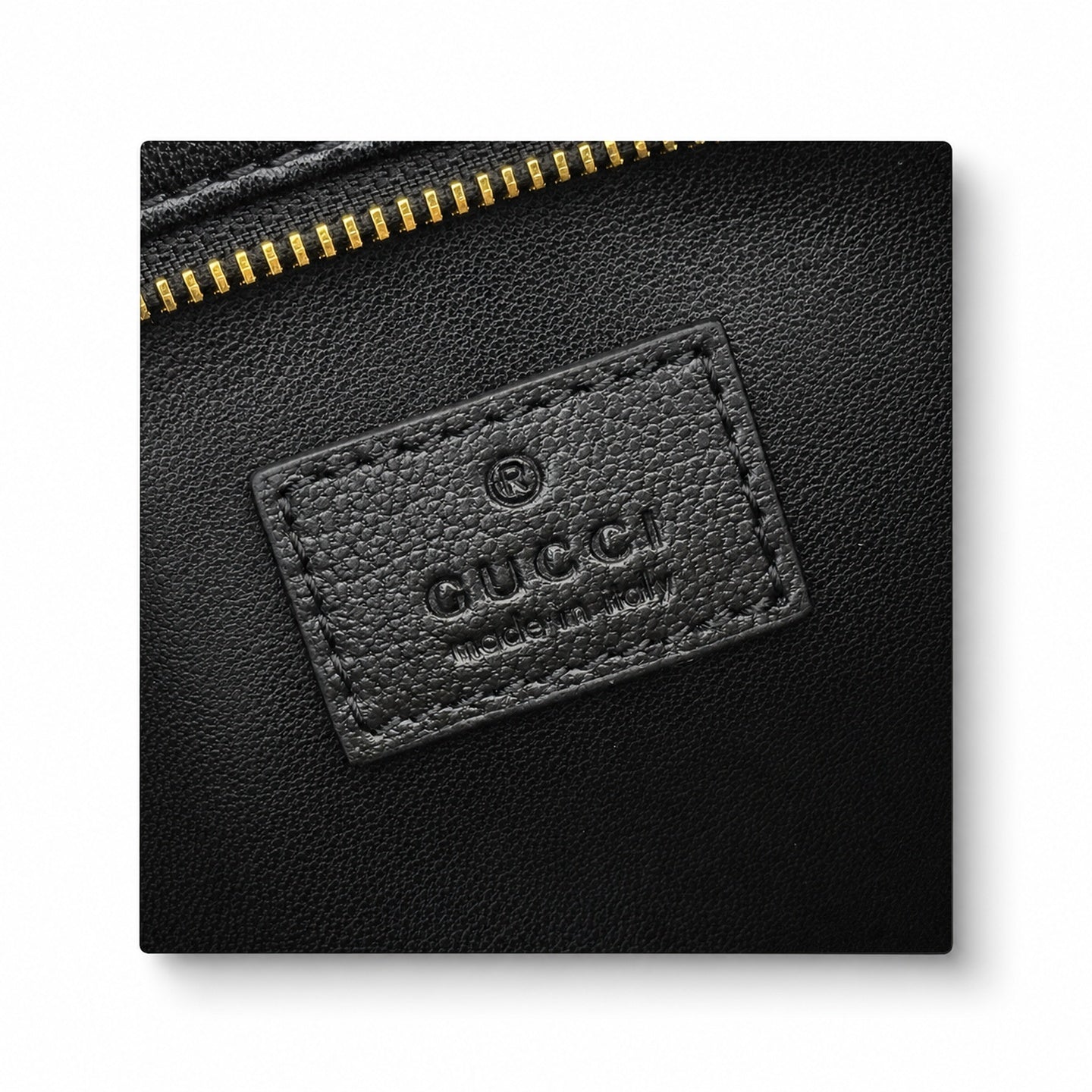 Gucci Canvas Leather Beige Brown Shoulder Bag