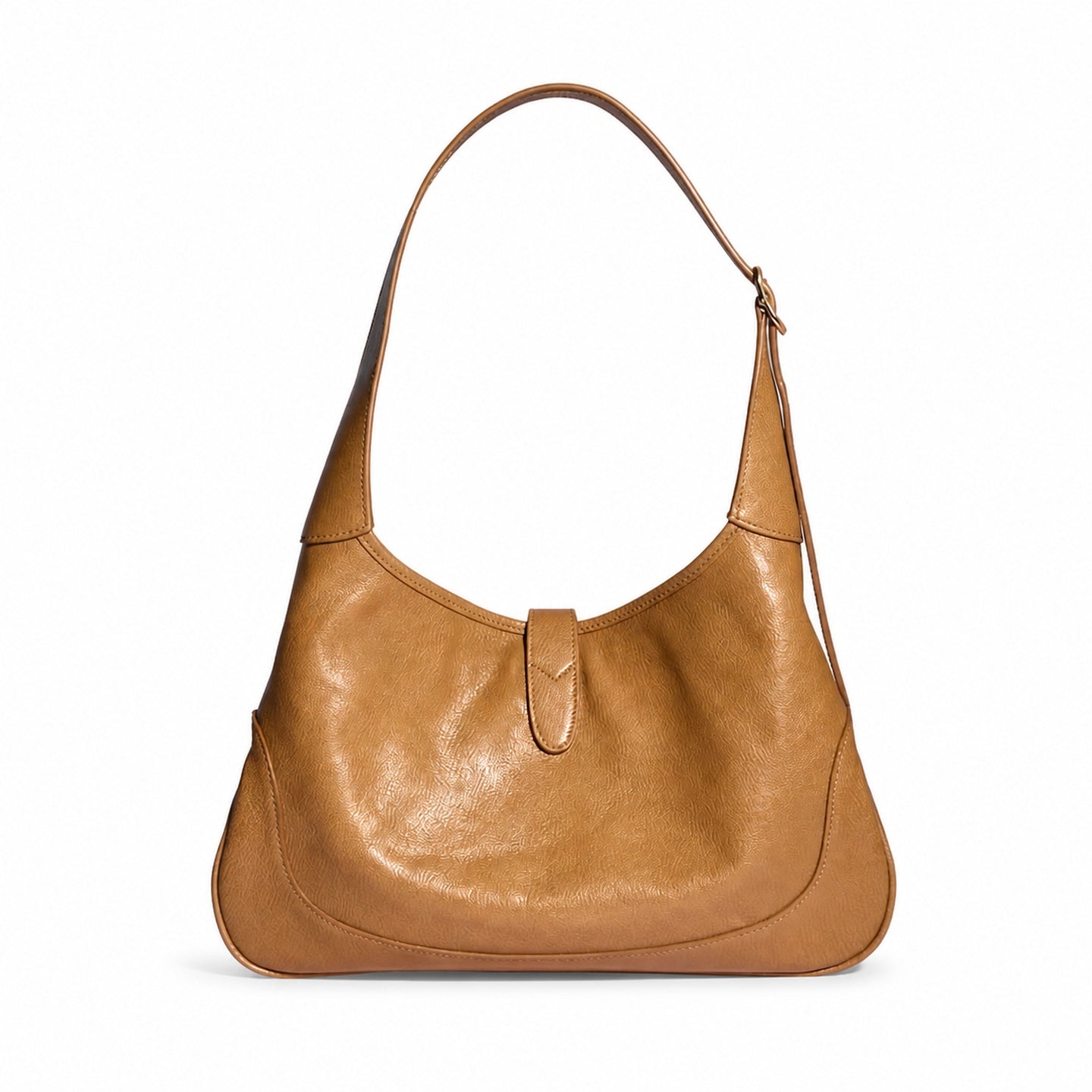 Gucci Leather Beige Gold Bag