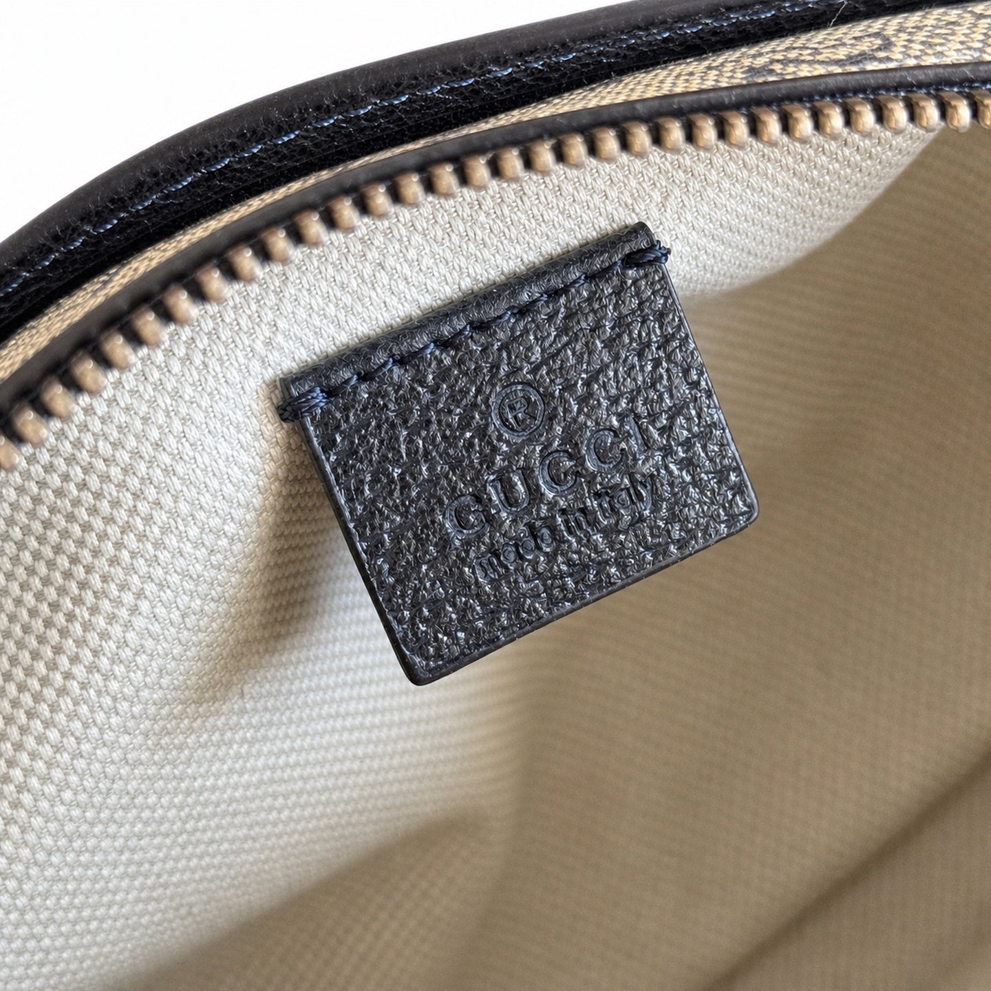 Gucci Mini Leather Blue Crossbody Bag