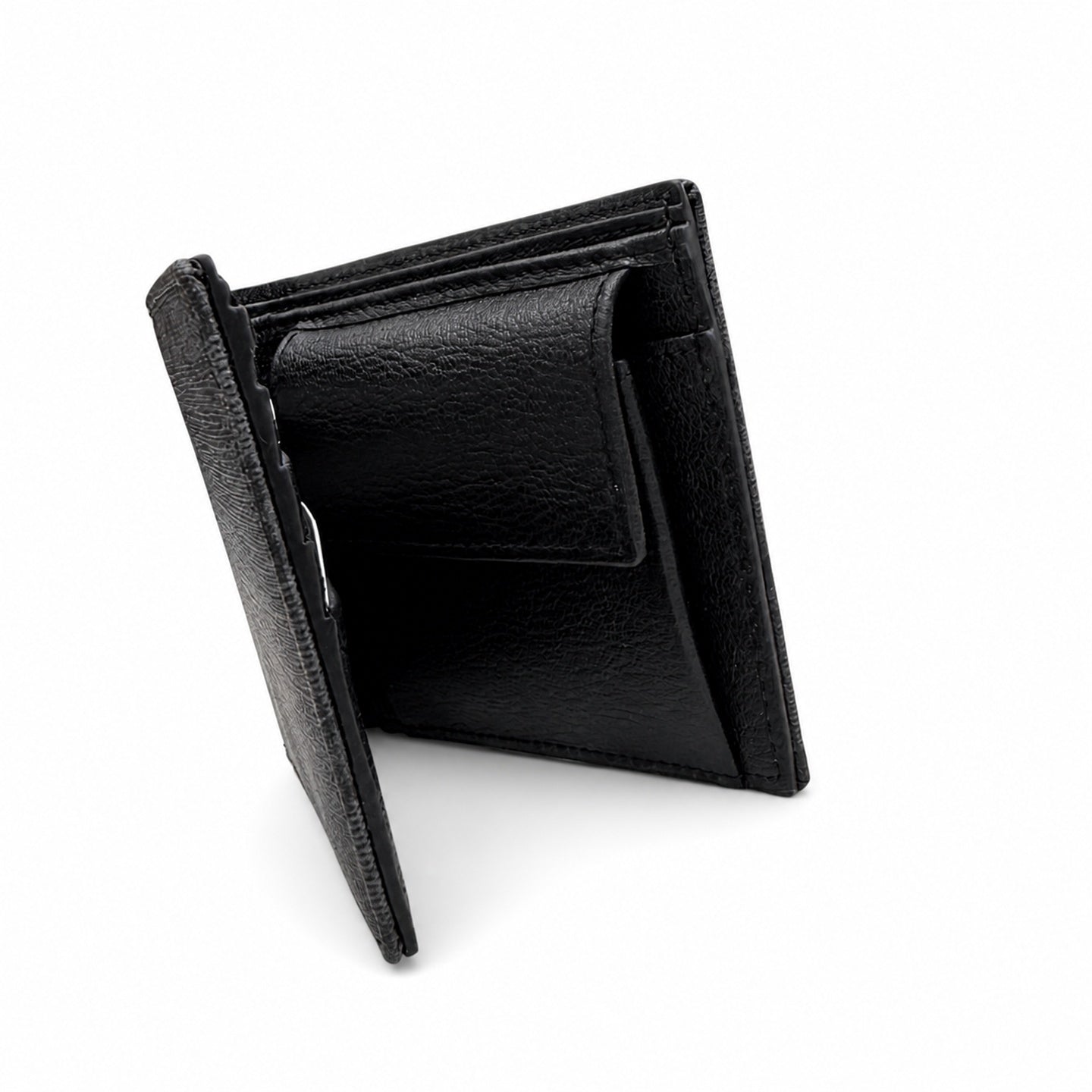 Gucci Canvas Leather Black Silver Wallet