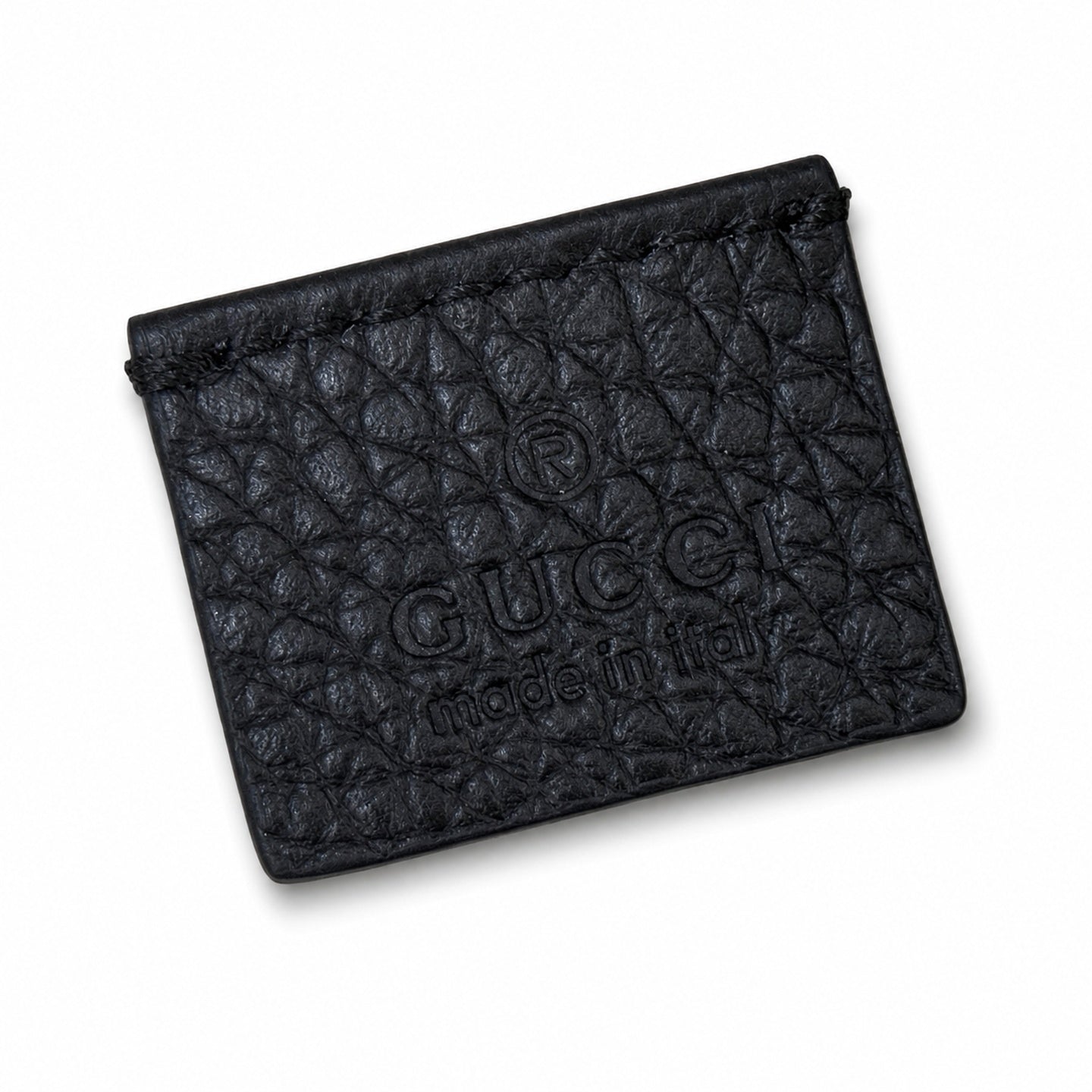 Gucci Small Cotton Leather Orange Waist Bag
