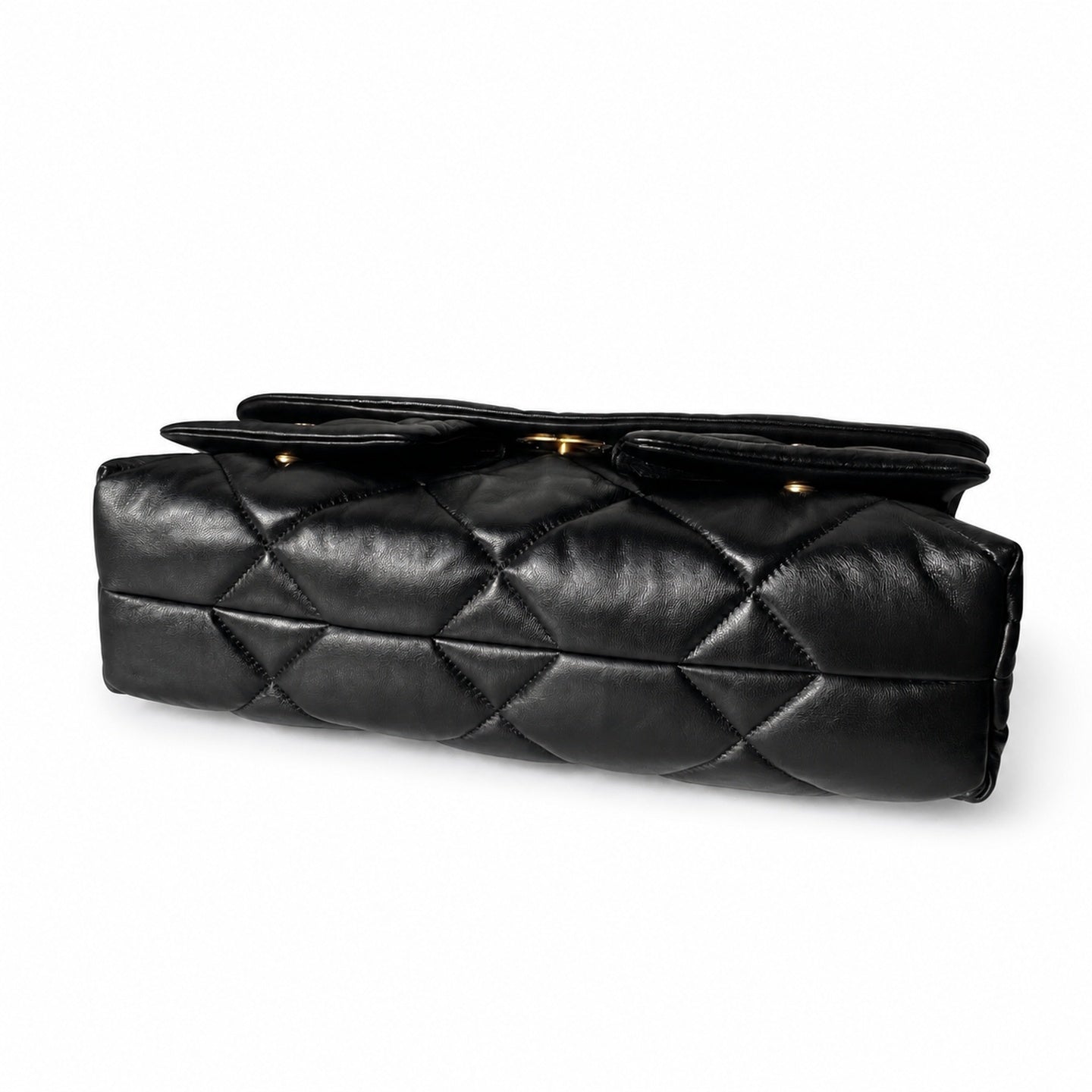 Chanel Large Leather Gold Shopping Bag