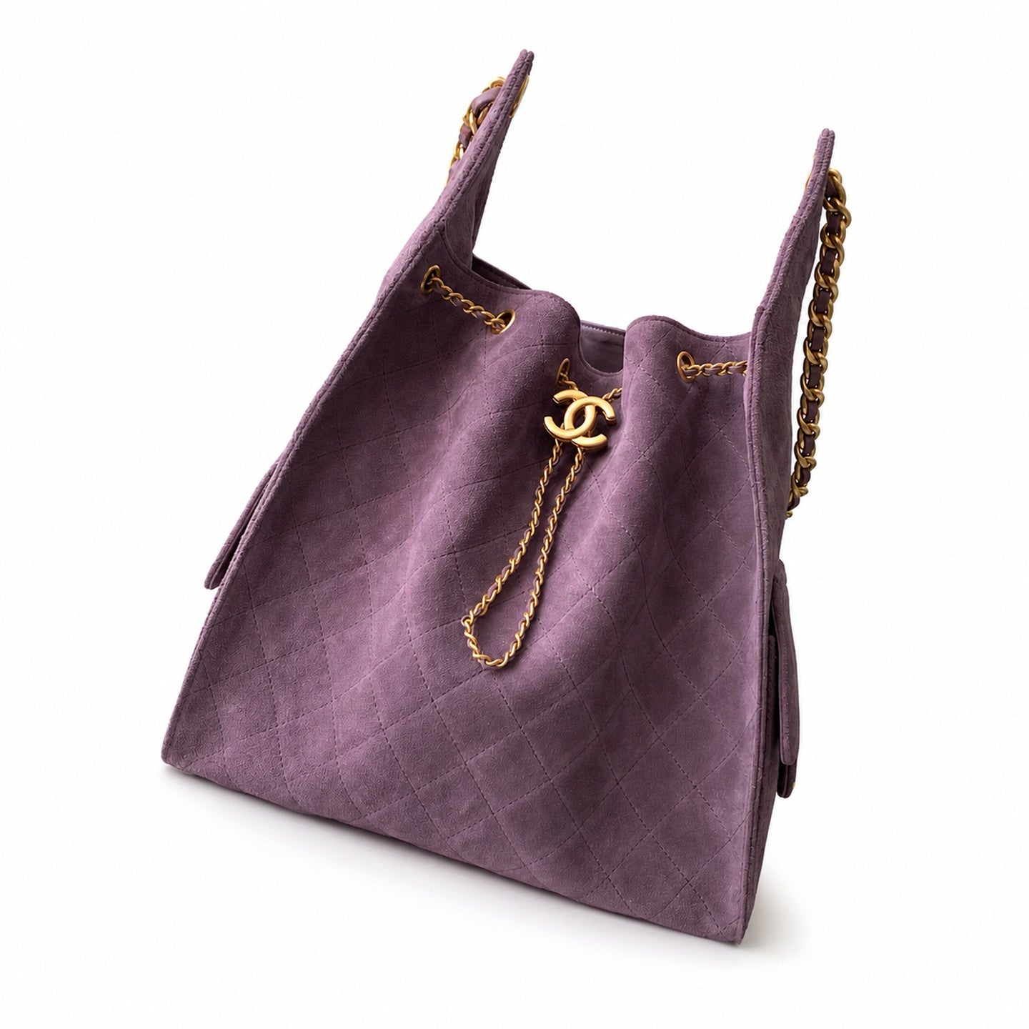 Chanel Large Leather Gold Bag