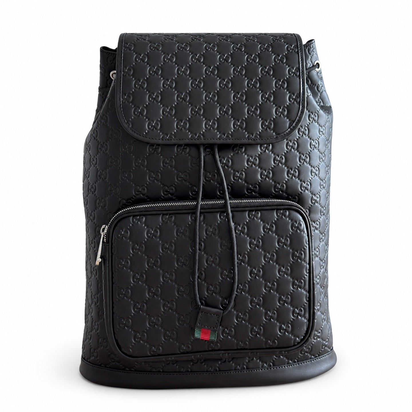 Gucci Cotton Leather Black Backpack