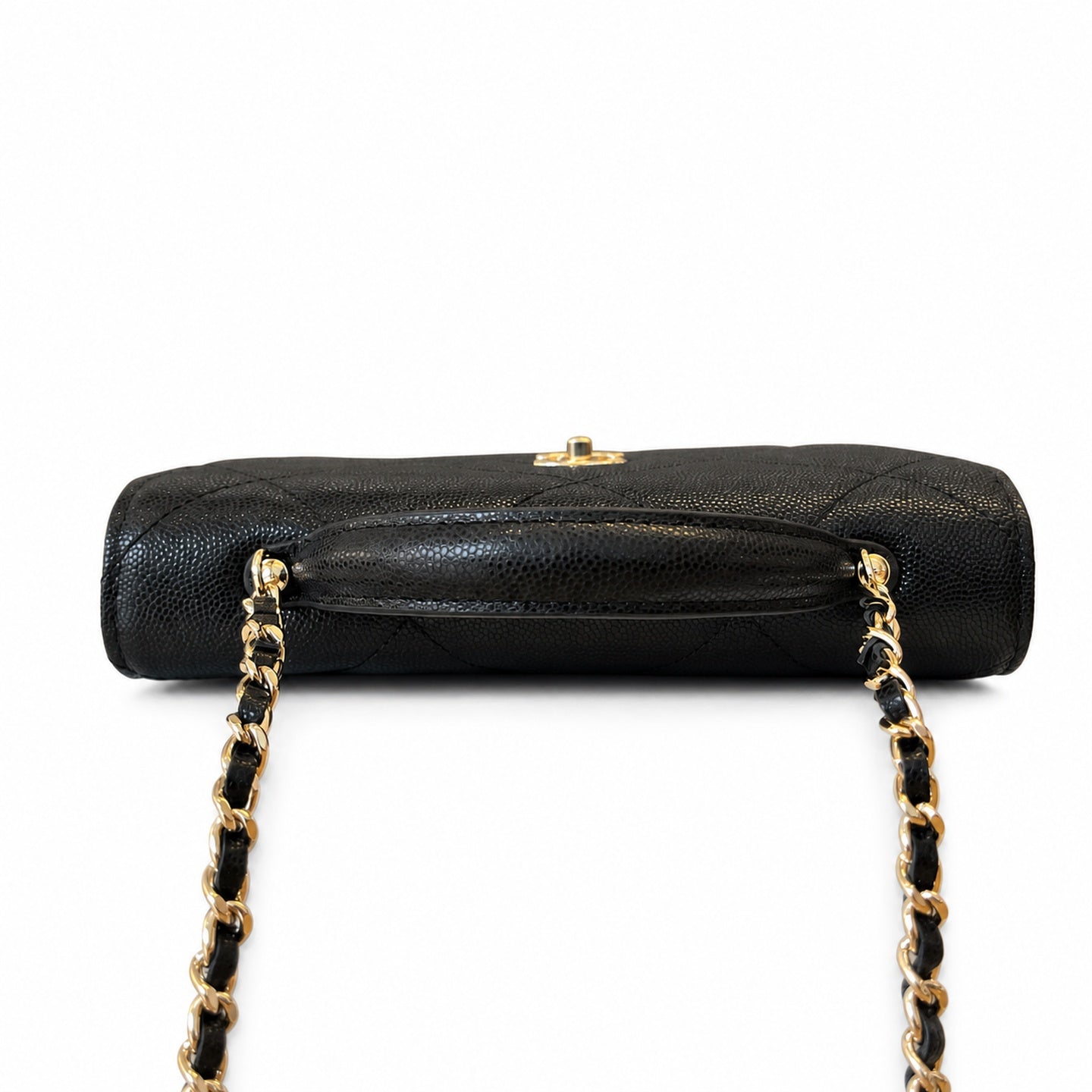 Chanel Large White Wallet on Chain
