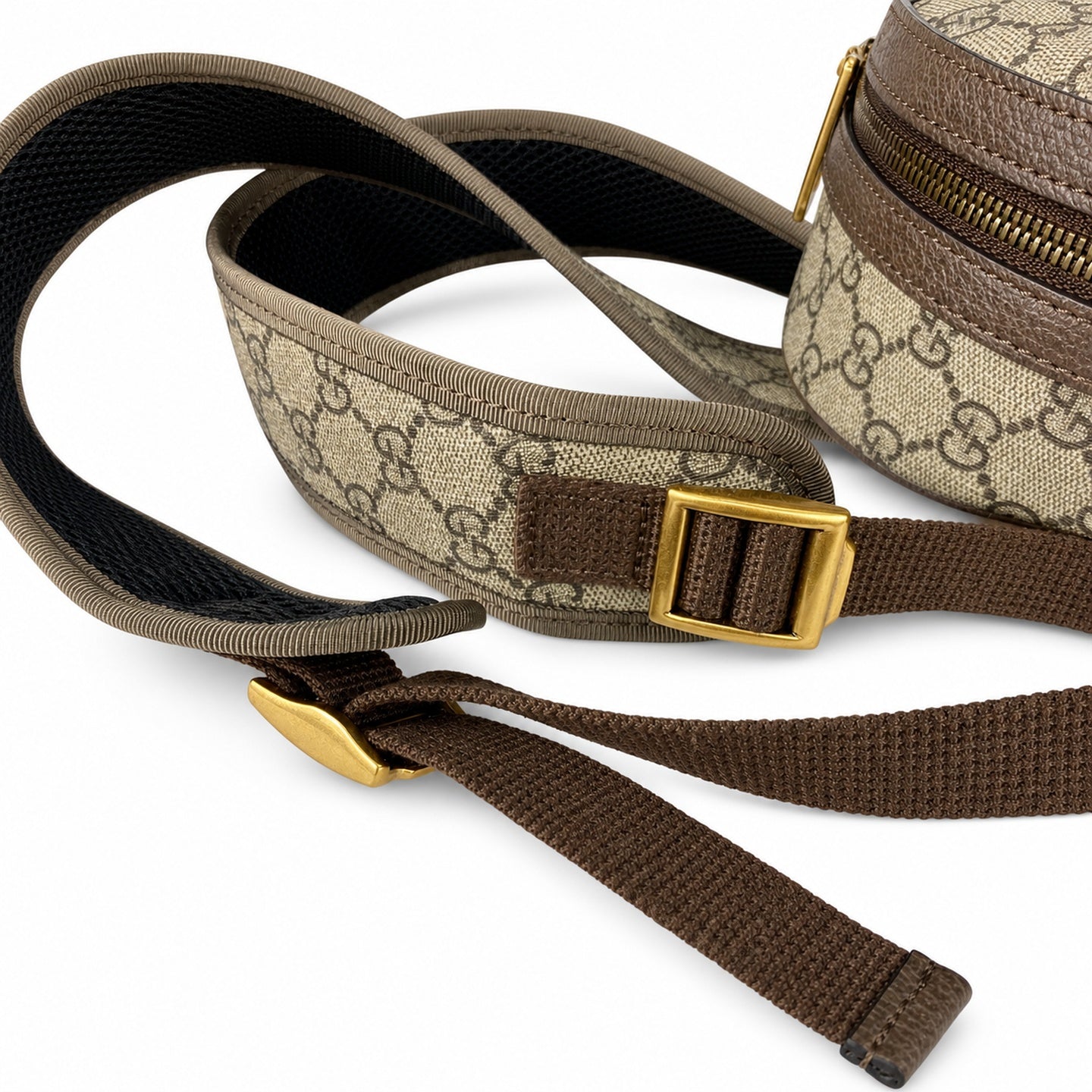 Gucci Ophidia Canvas Brown Red Green Backpack
