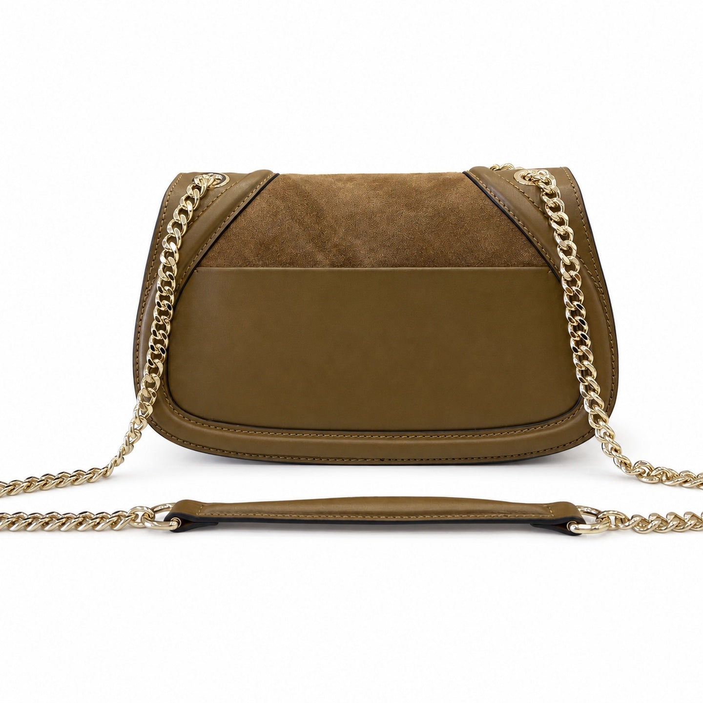 Gucci Blondie Small Leather Brown Gold Shoulder Bag