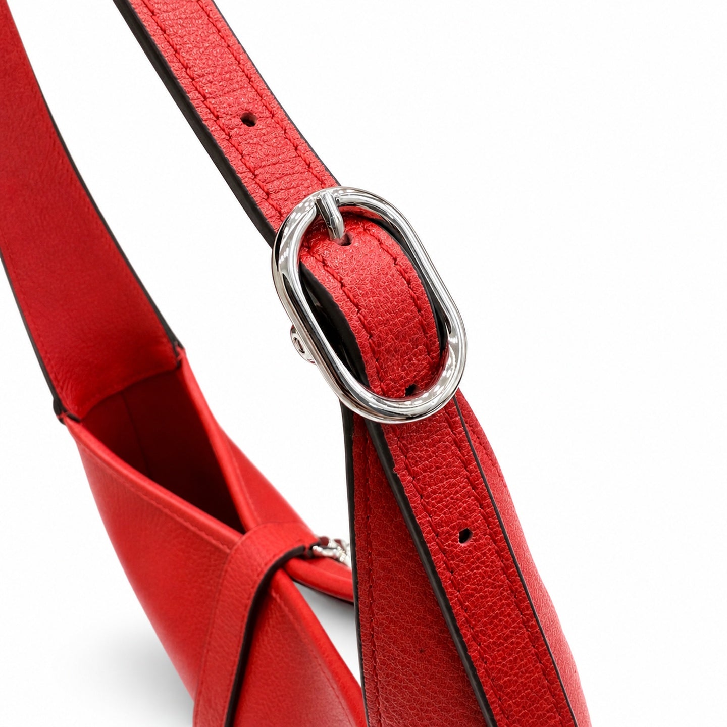 Gucci Leather White Red Gold Bag