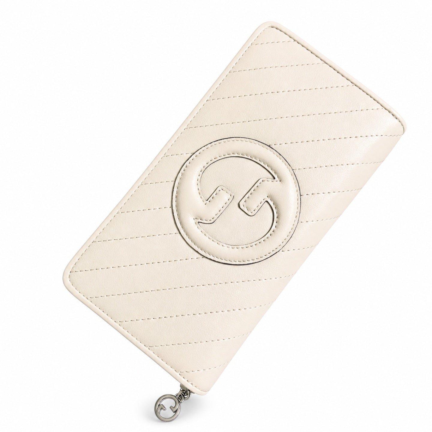 Gucci Blondie Leather White Wallet