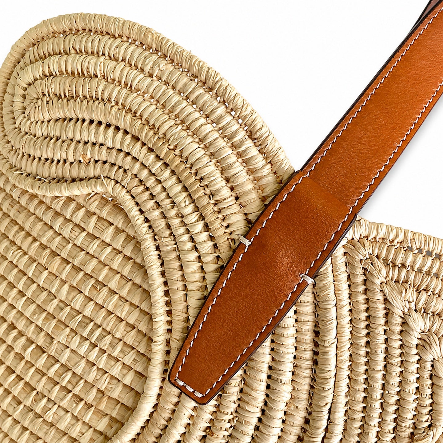 Celine Triomphe Small Leather Beige Gold Bag