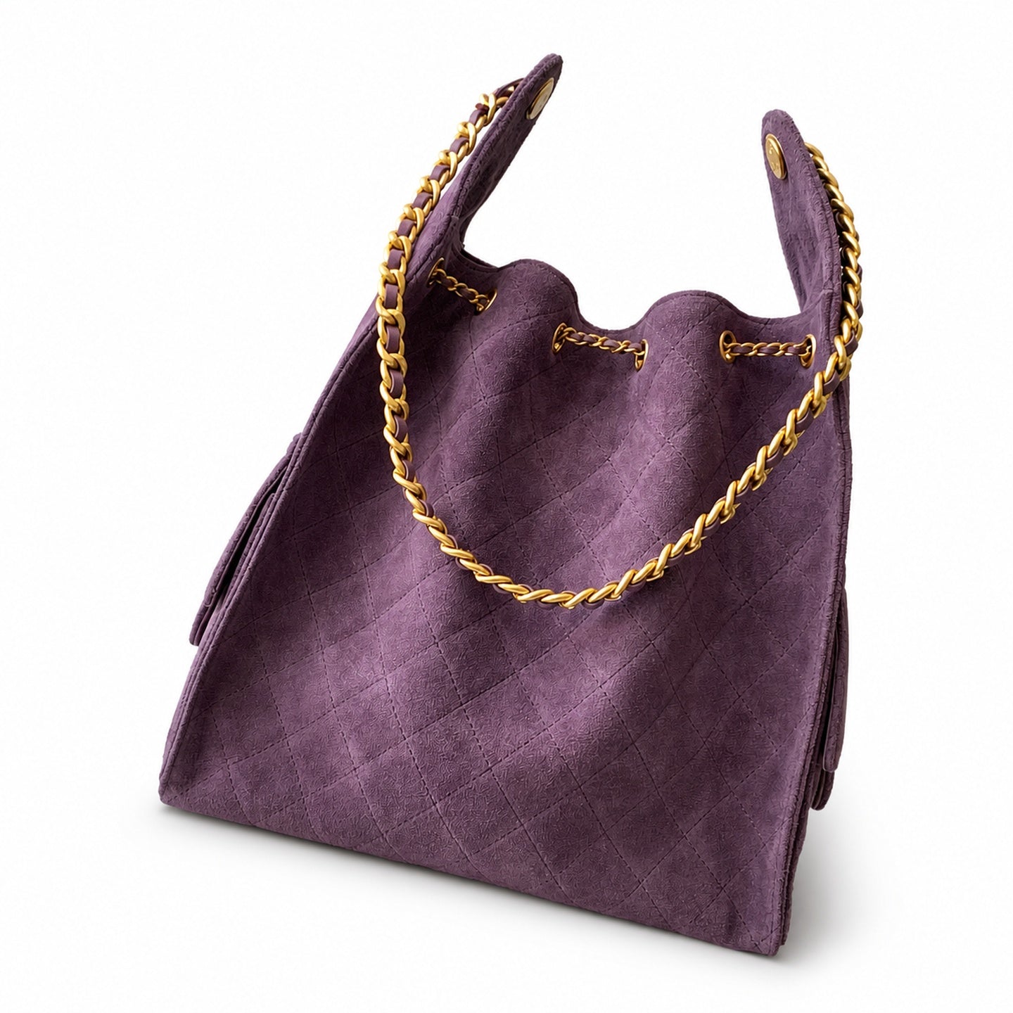 Chanel Large Leather Gold Bag