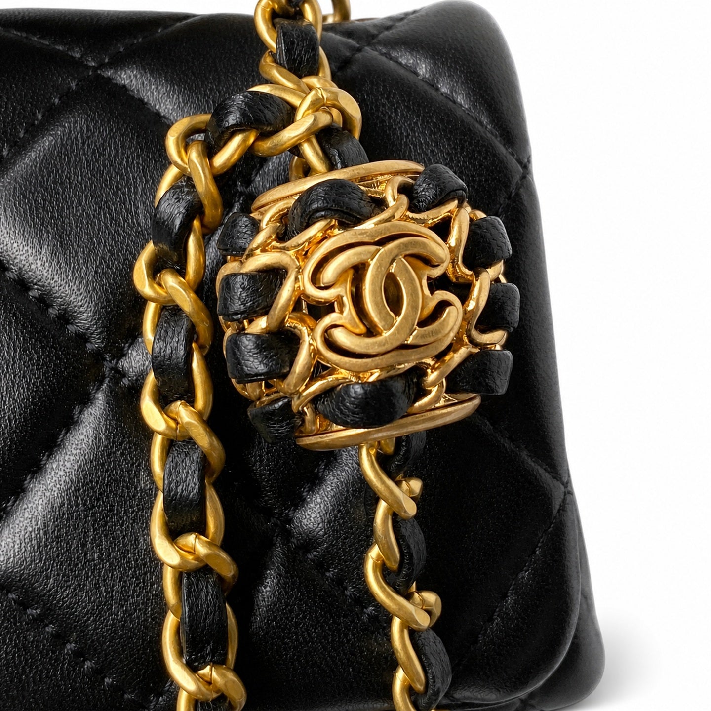 Chanel Mini Flap Gold Bag