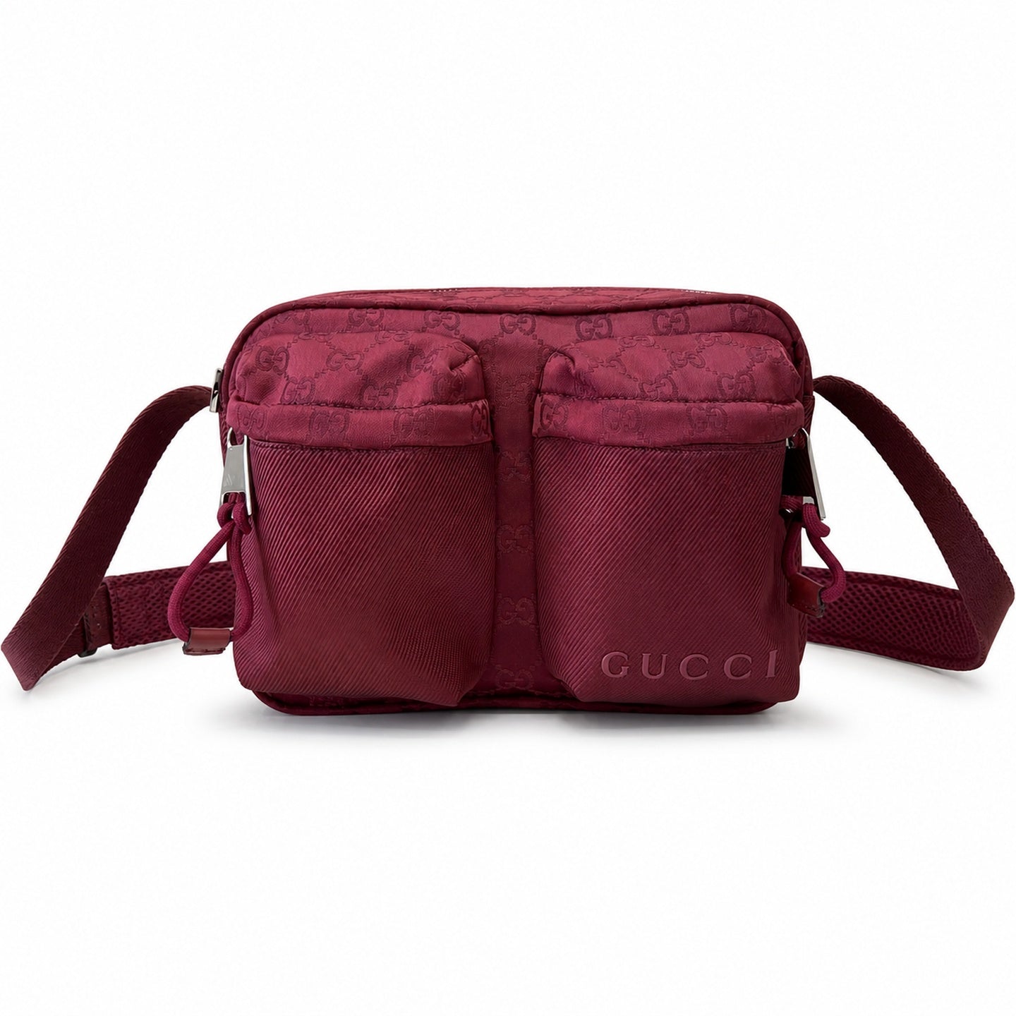 Gucci Nylon Red Green Bag