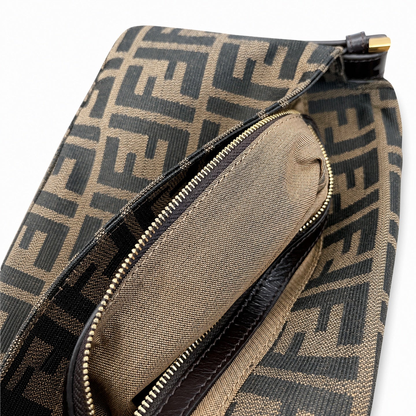 Fendi Baguette Gold Bag